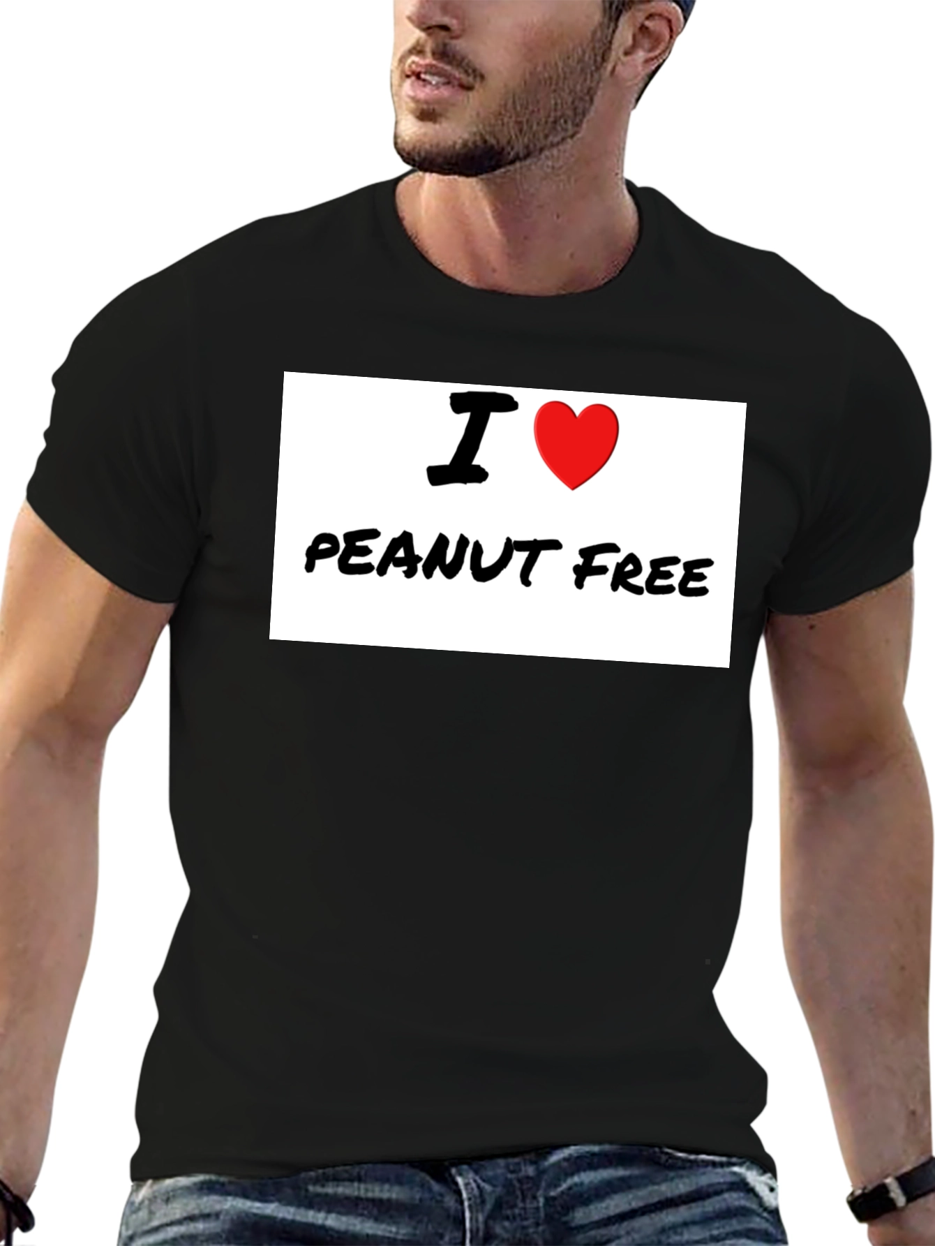 I Heart Peanut Free T-Shirt - Allergy Awareness