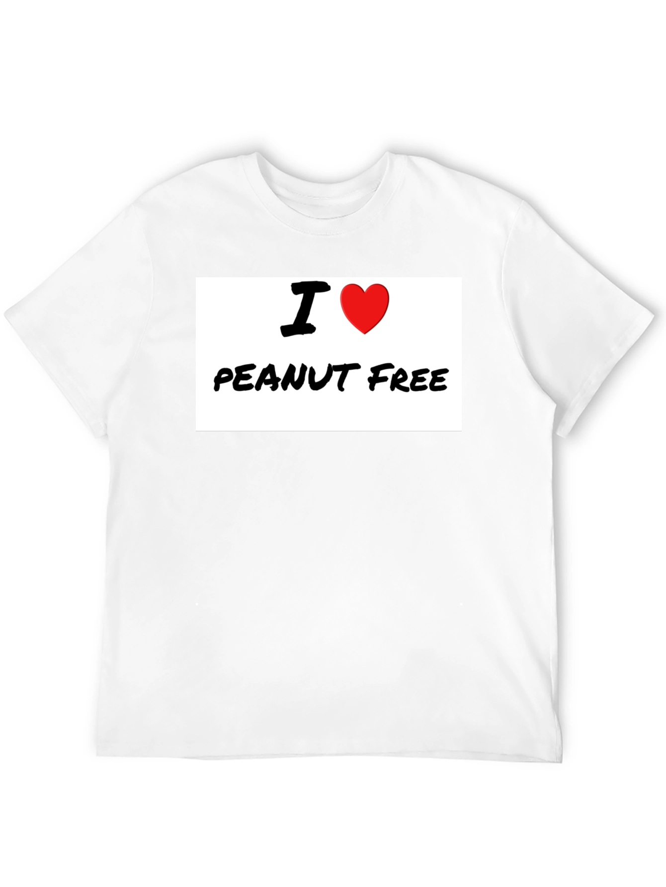 I Heart Peanut Free T-Shirt - Allergy Awareness