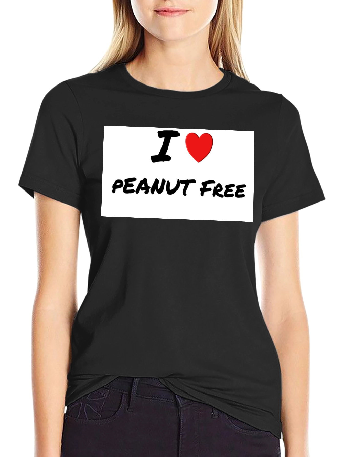 I Heart Peanut Free T-Shirt - Allergy Awareness