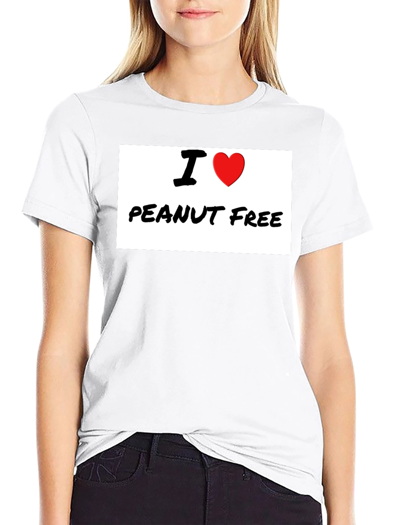 I Heart Peanut Free T-Shirt - Allergy Awareness
