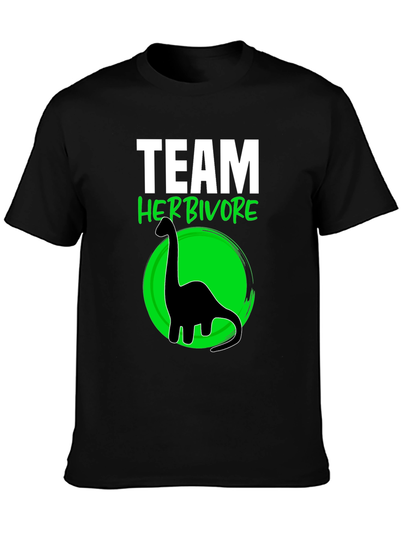 Team Herbivore T-Shirt Dinosaur Vegan