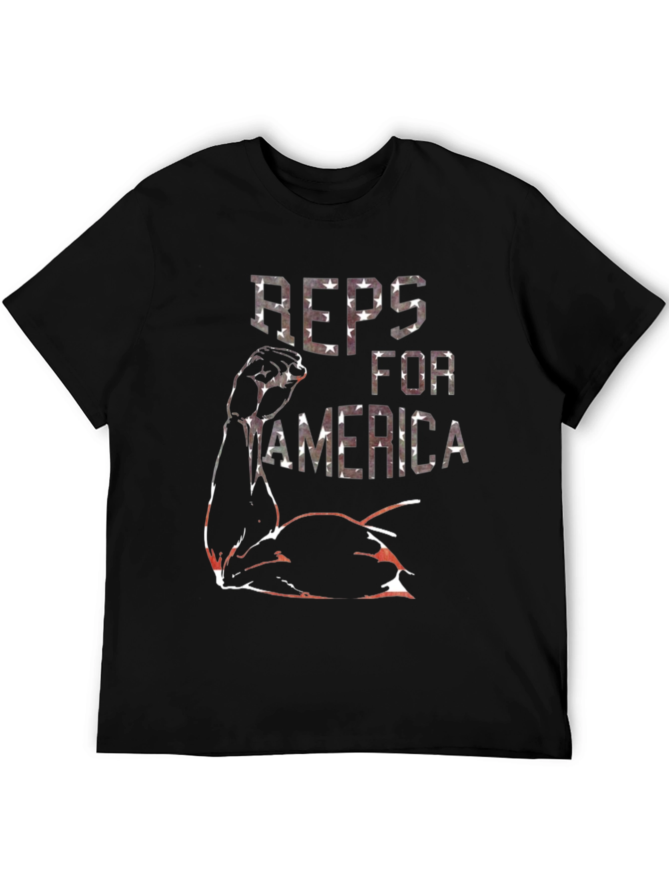 Reps for America Patriotic Graphic T-Shirt