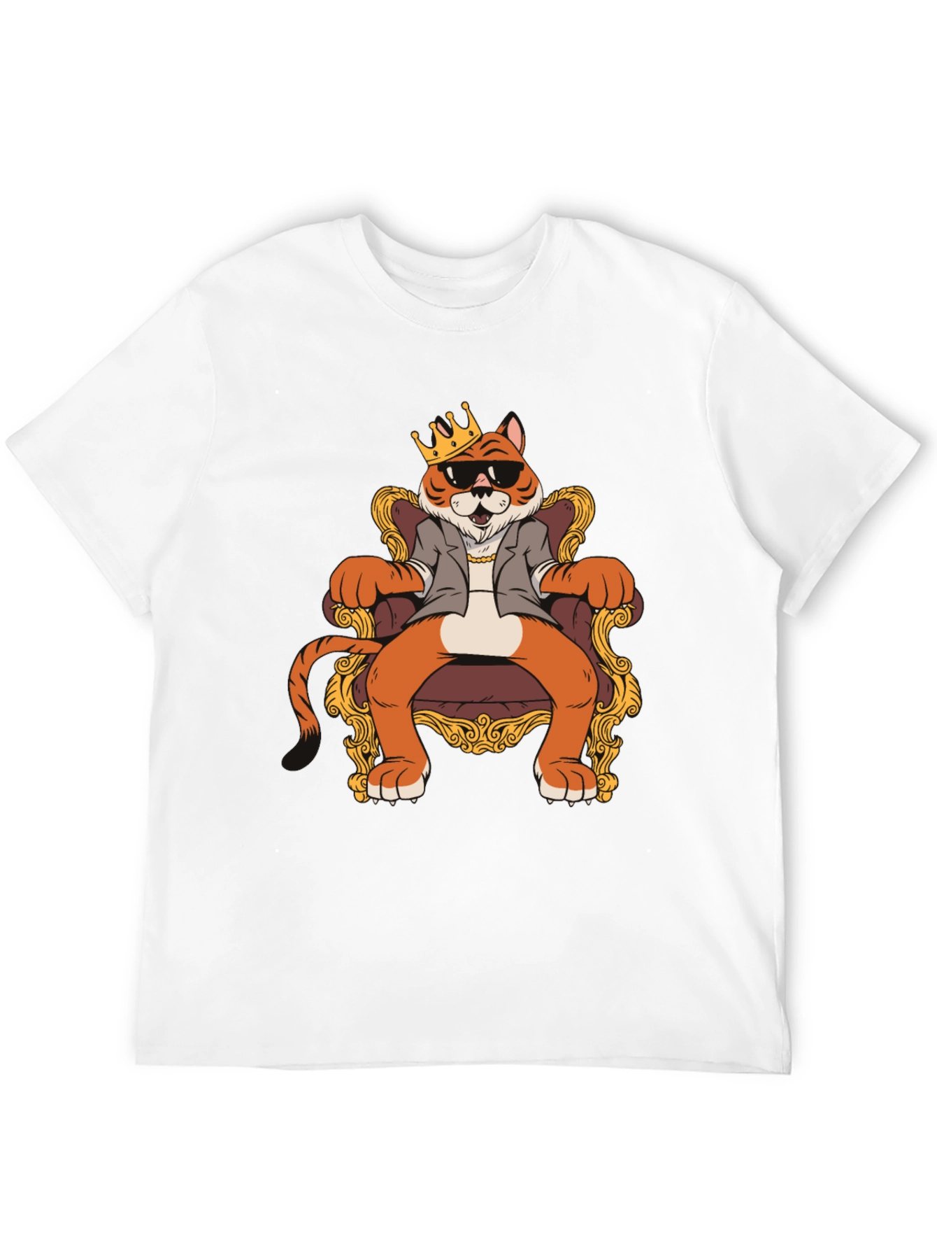 Tiger King Graphic T-Shirt - Cool Animal Tee