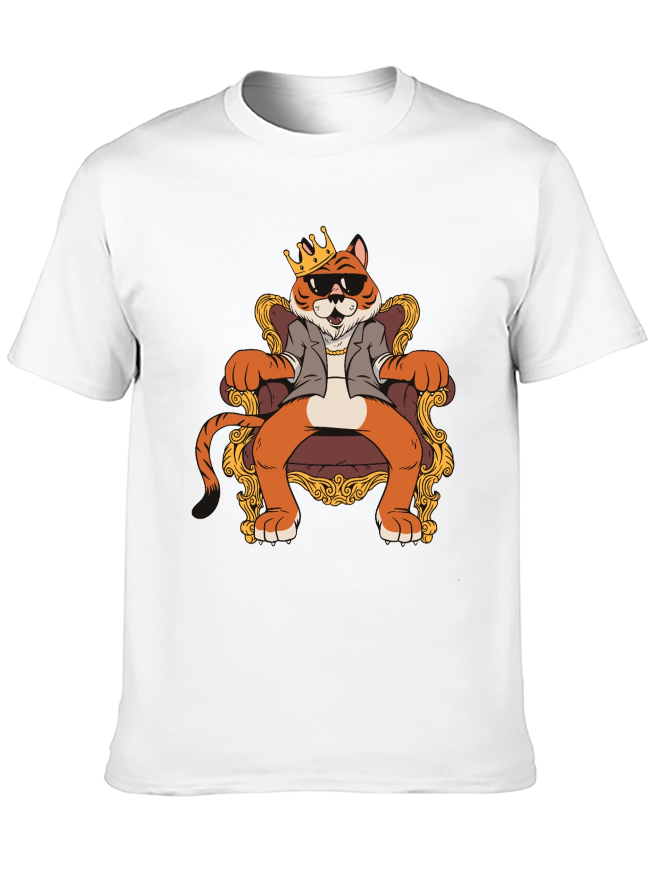 Tiger King Graphic T-Shirt - Cool Animal Tee