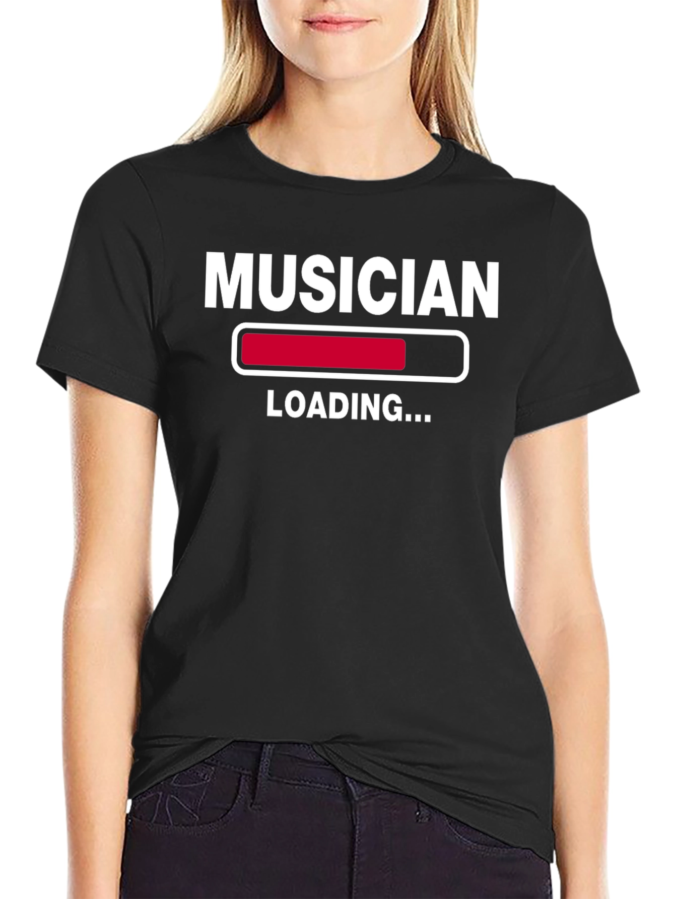 Musician Loading Funny Graphic T-Shirt