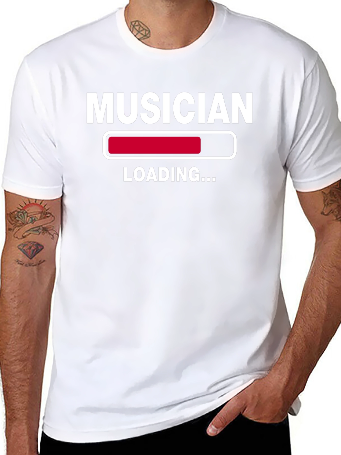 Musician Loading Funny Graphic T-Shirt