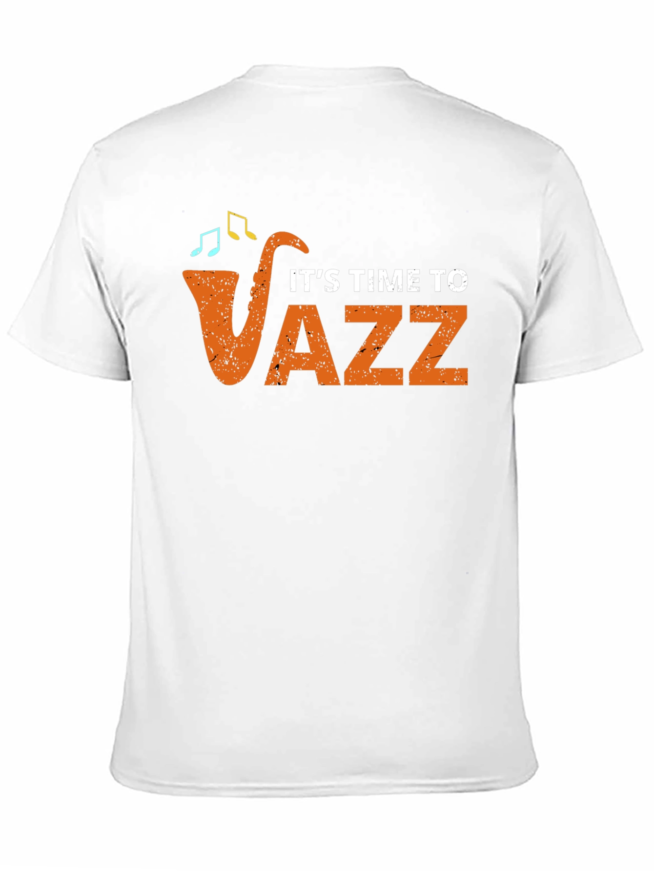 Its Time to Jazz Graphic Black T-Shirt