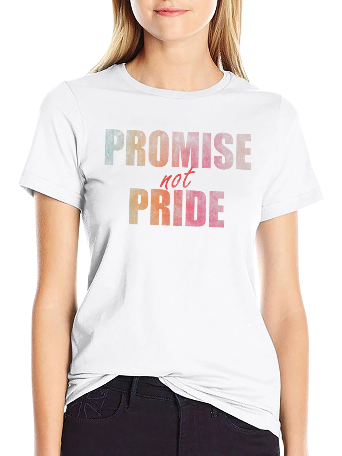 Promise Not Pride Graphic Tee - Black