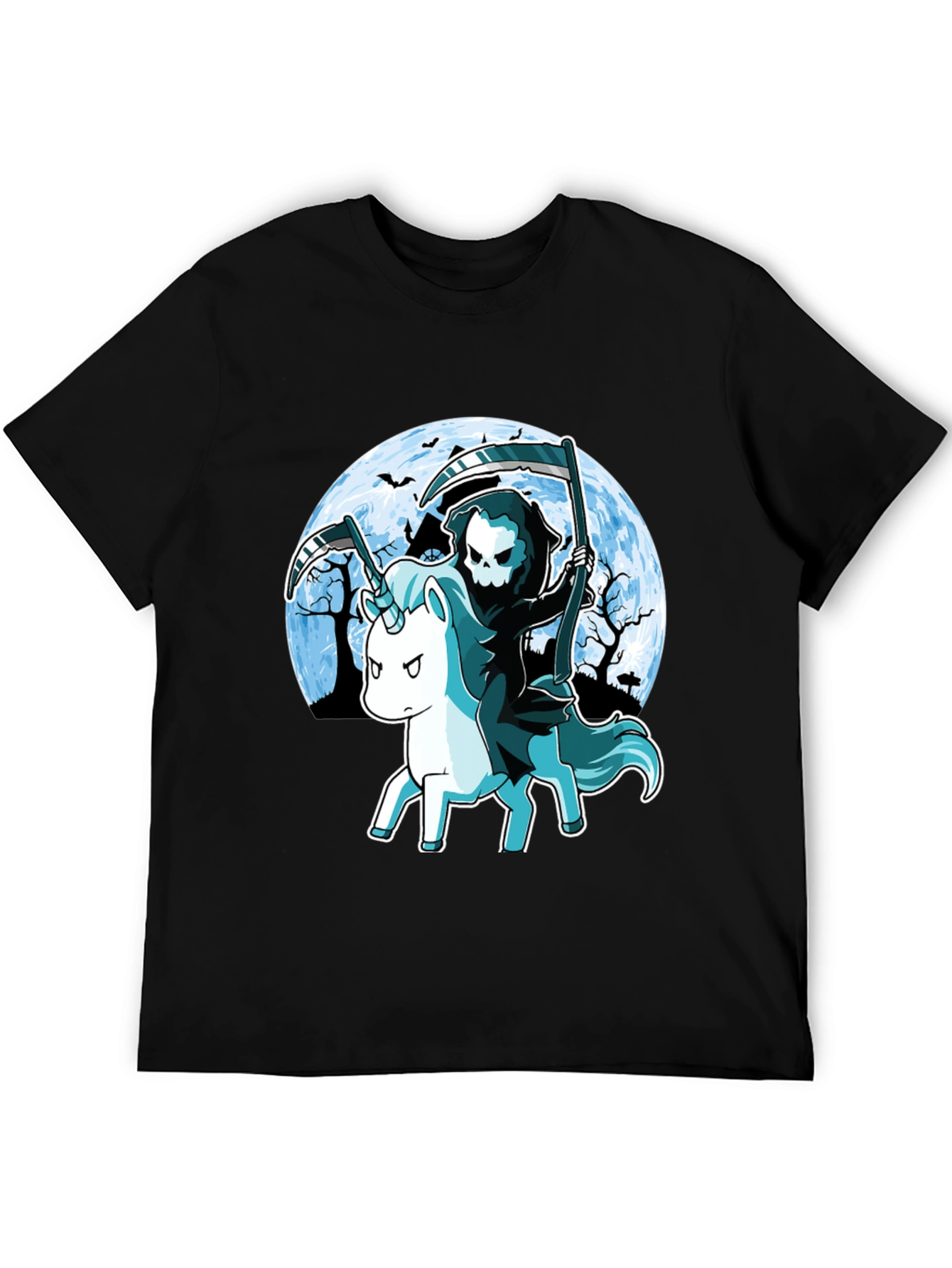 Grim Reaper Unicorn T-Shirt