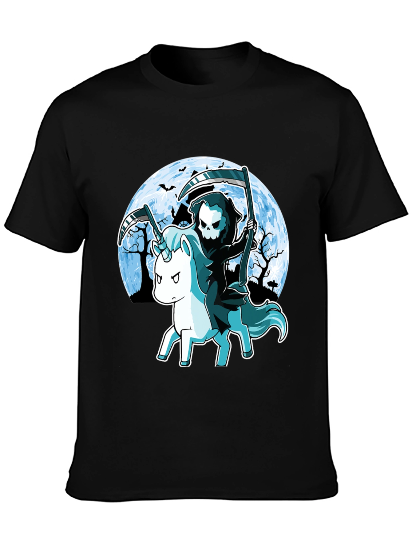 Grim Reaper Unicorn T-Shirt
