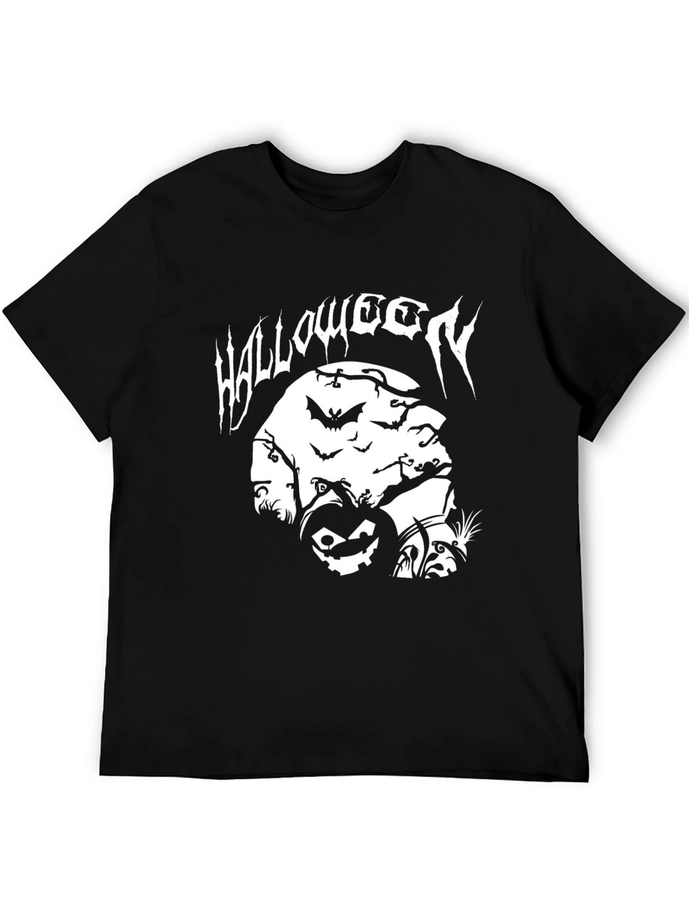 Halloween Graphic Tee - Black