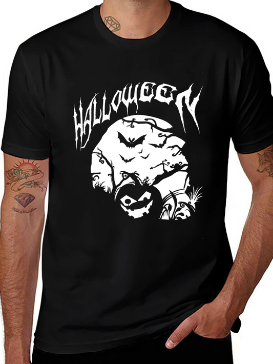 Halloween Graphic Tee - Black