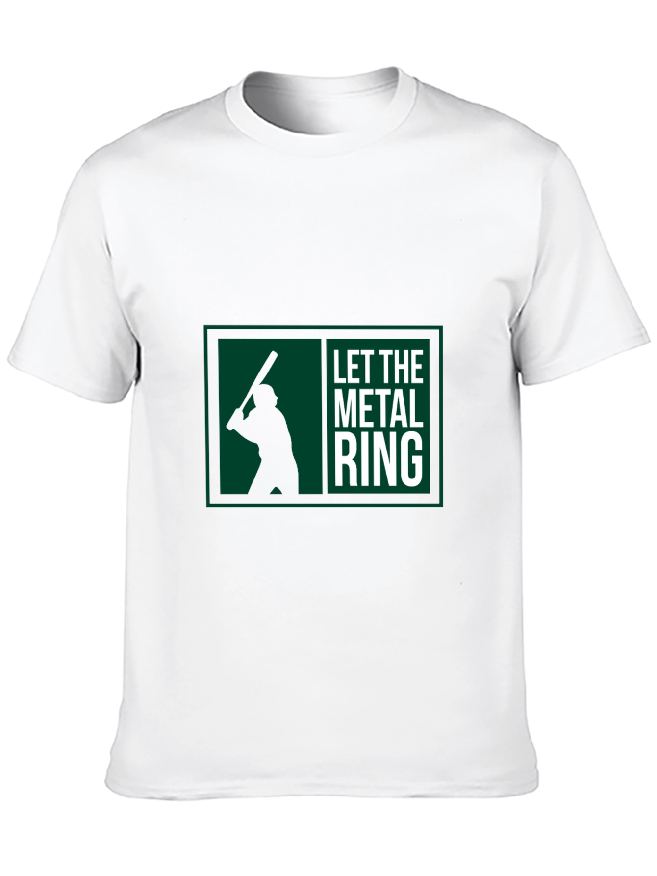 Let the Metal Ring Baseball Graphic Tee