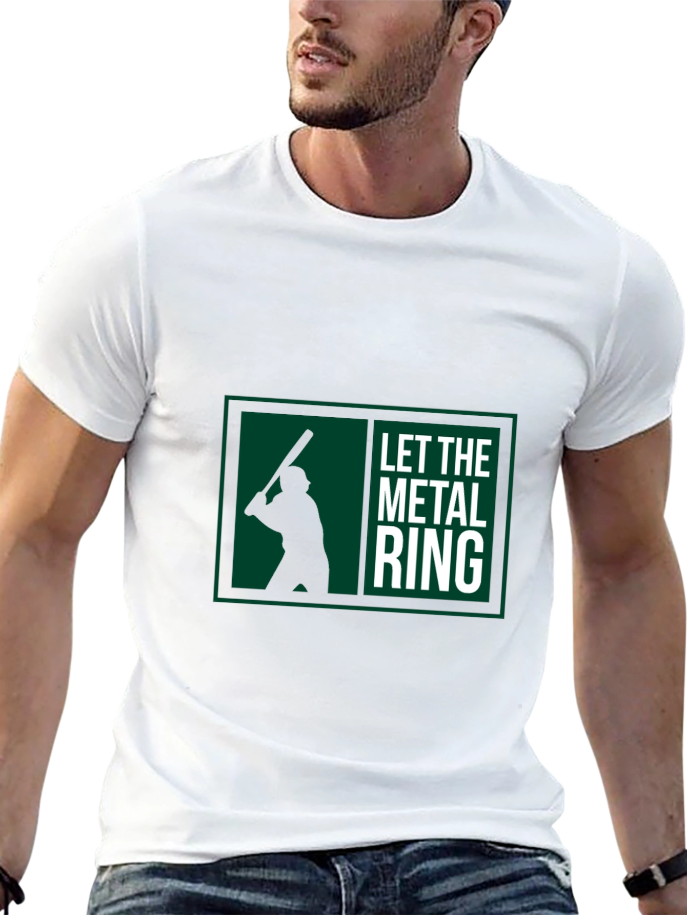 Let the Metal Ring Baseball Graphic Tee