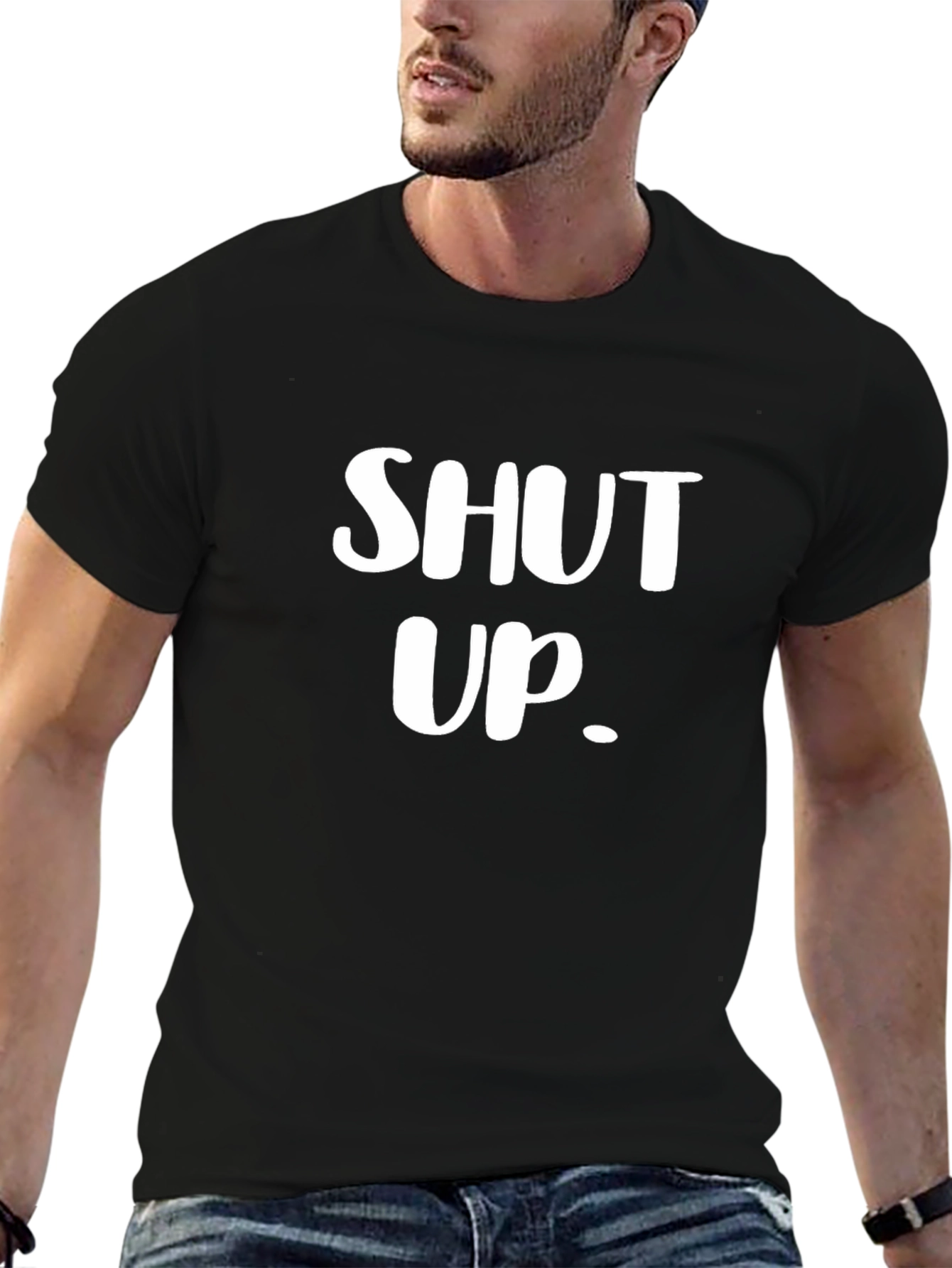 Shut Up Graphic Tee - Bold Statement T-Shirt