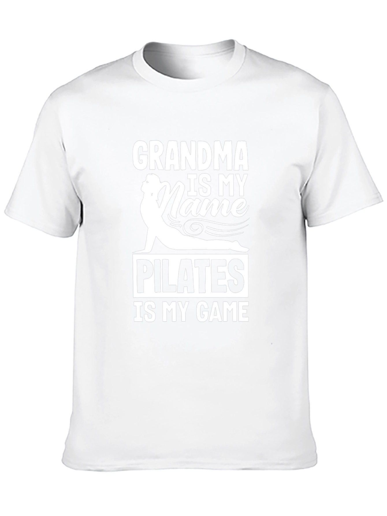 Grandma Pilates Black T-Shirt