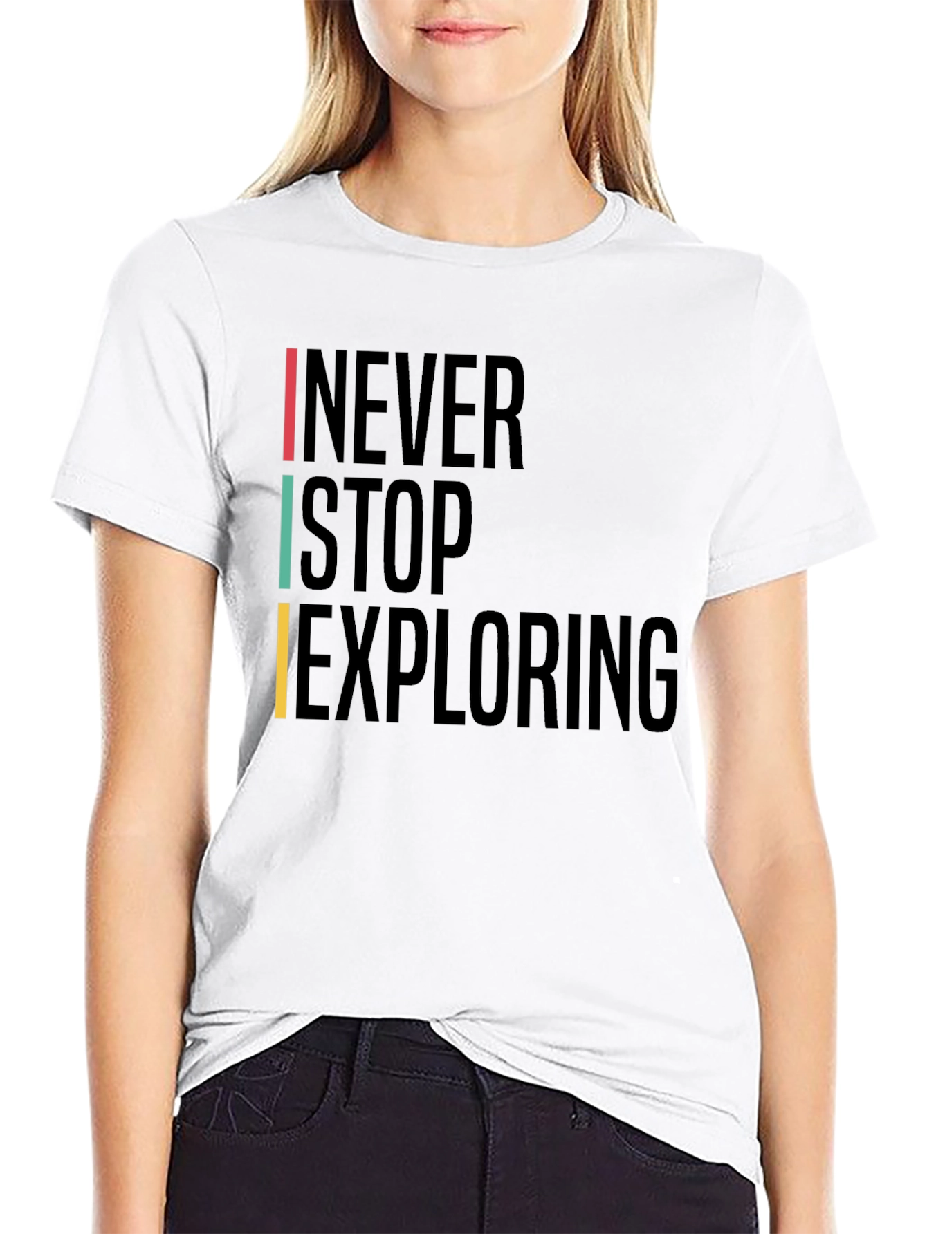 Never Stop Exploring Graphic Tee