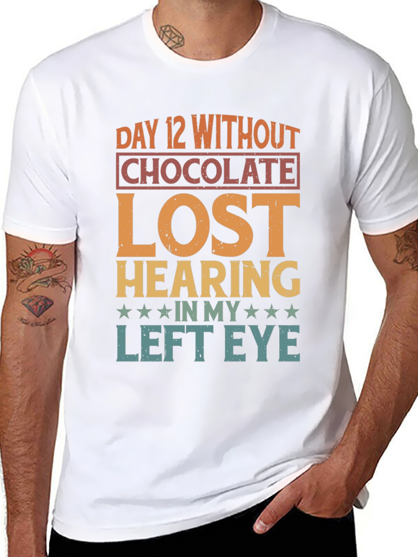 Funny Day 12 Without Chocolate T-Shirt