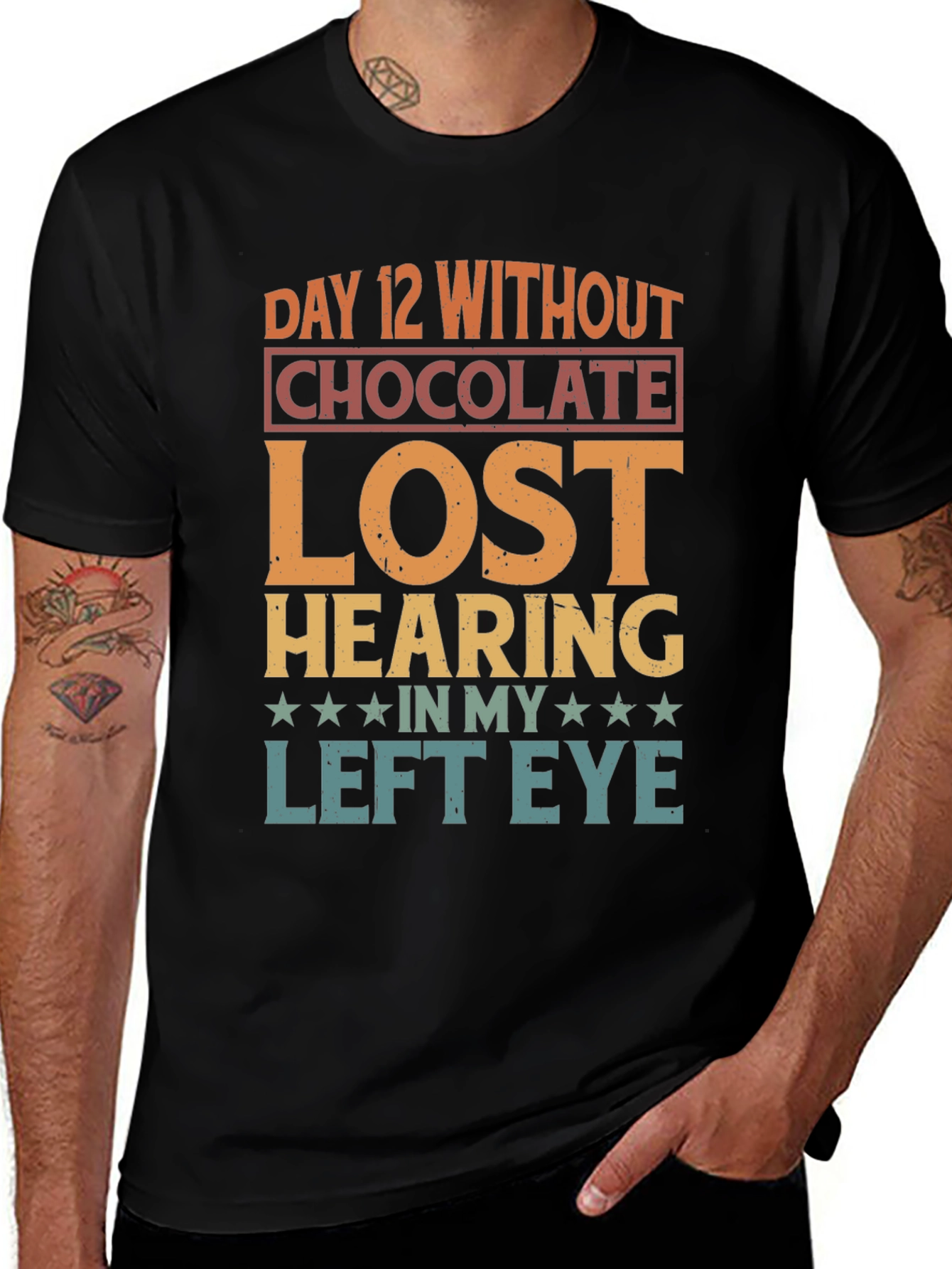 Funny Day 12 Without Chocolate T-Shirt