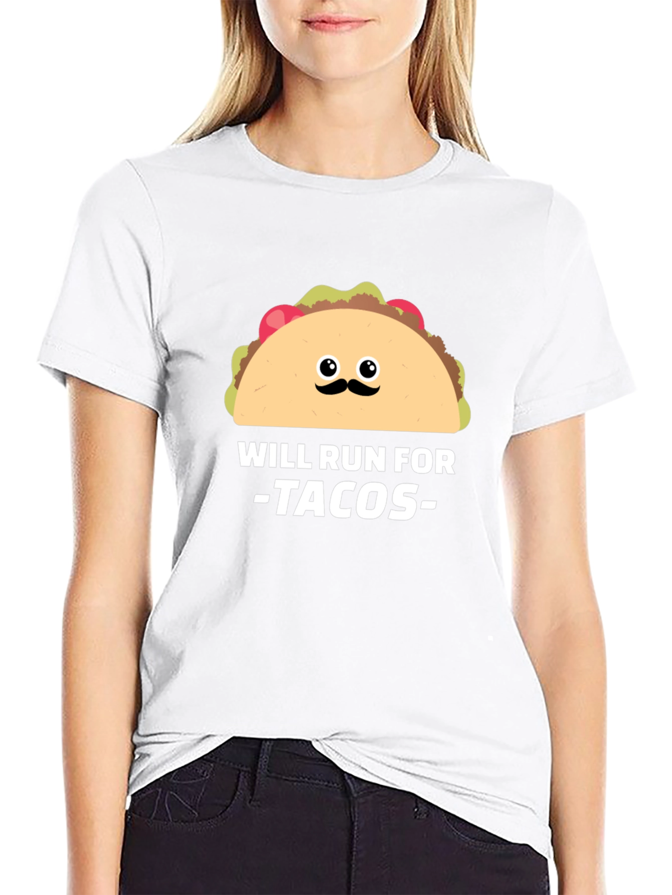 Will Run for Tacos Graphic T-Shirt
