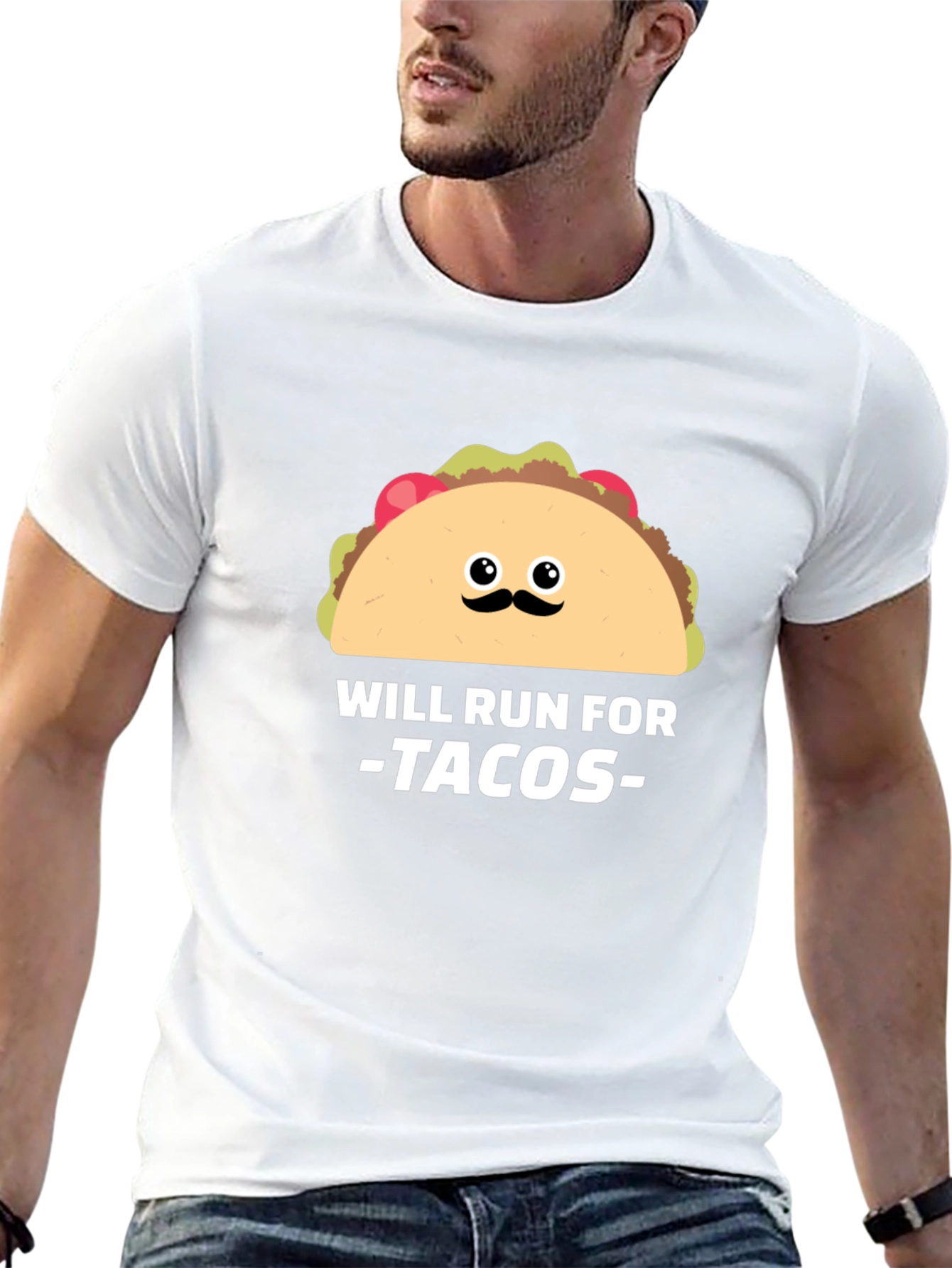Will Run for Tacos Graphic T-Shirt