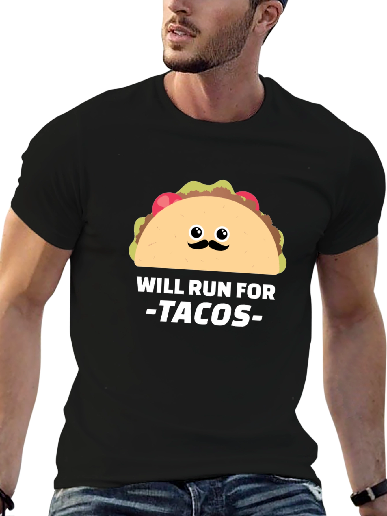 Will Run for Tacos Graphic T-Shirt