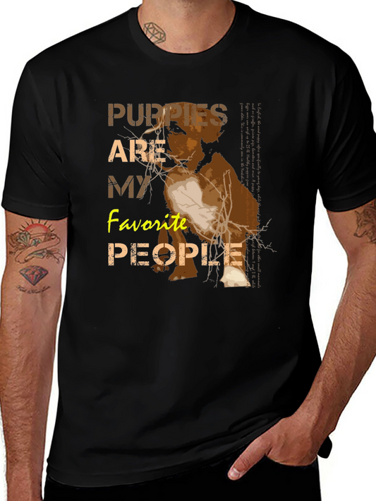 Puppies Are My Favorite People T-Shirt