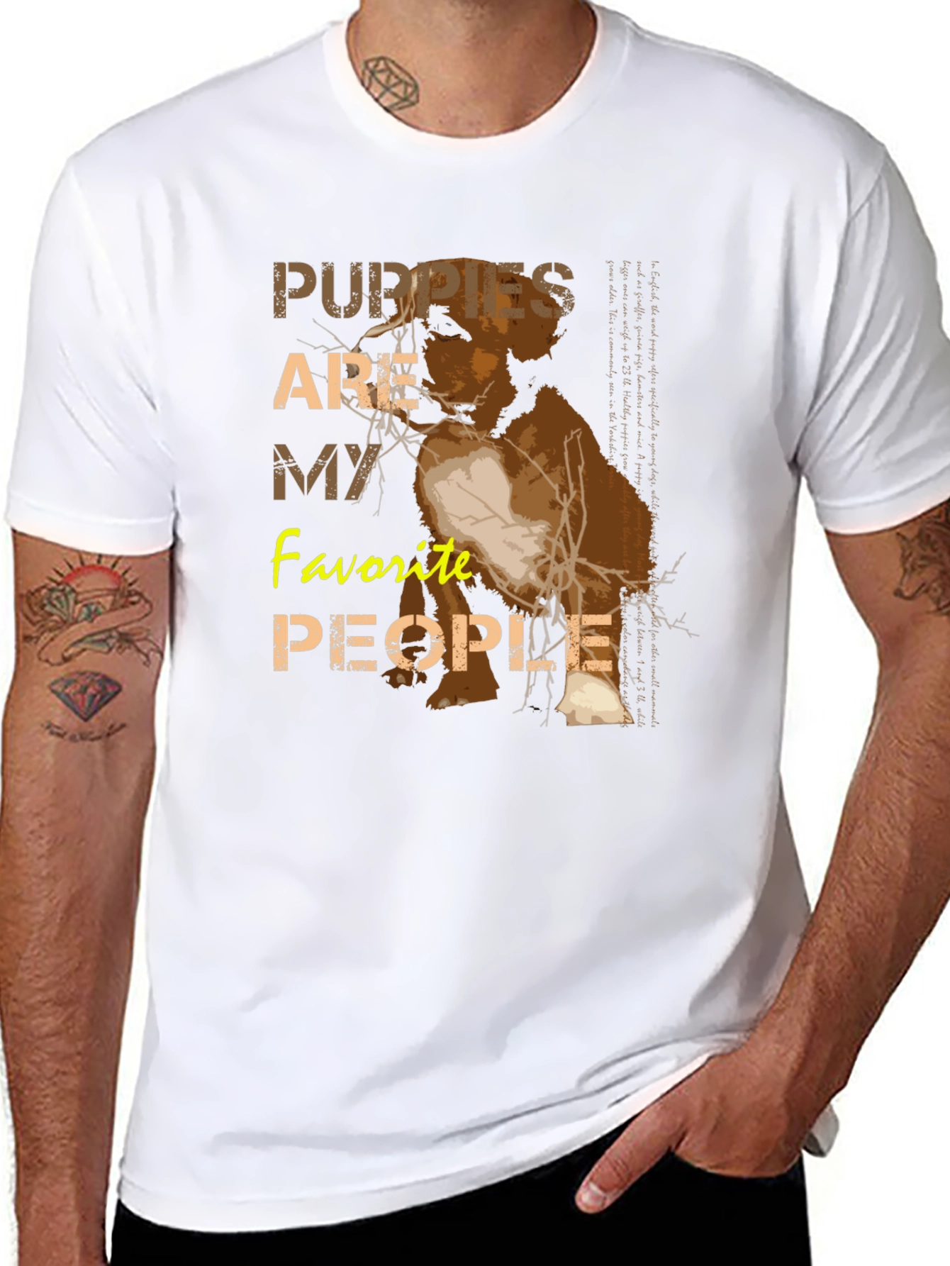 Puppies Are My Favorite People T-Shirt