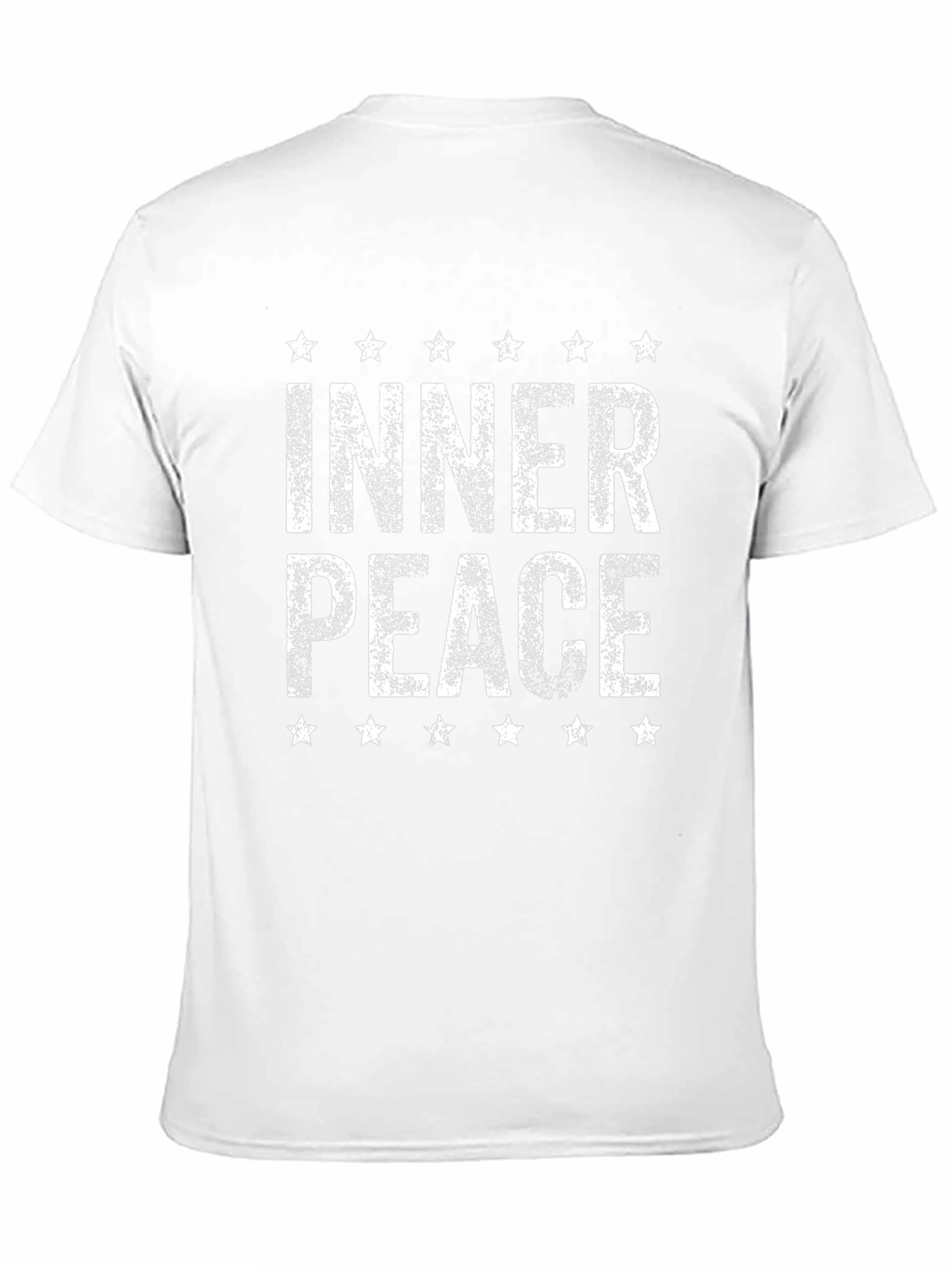 Inner Peace Graphic Tee - Distressed Star Design