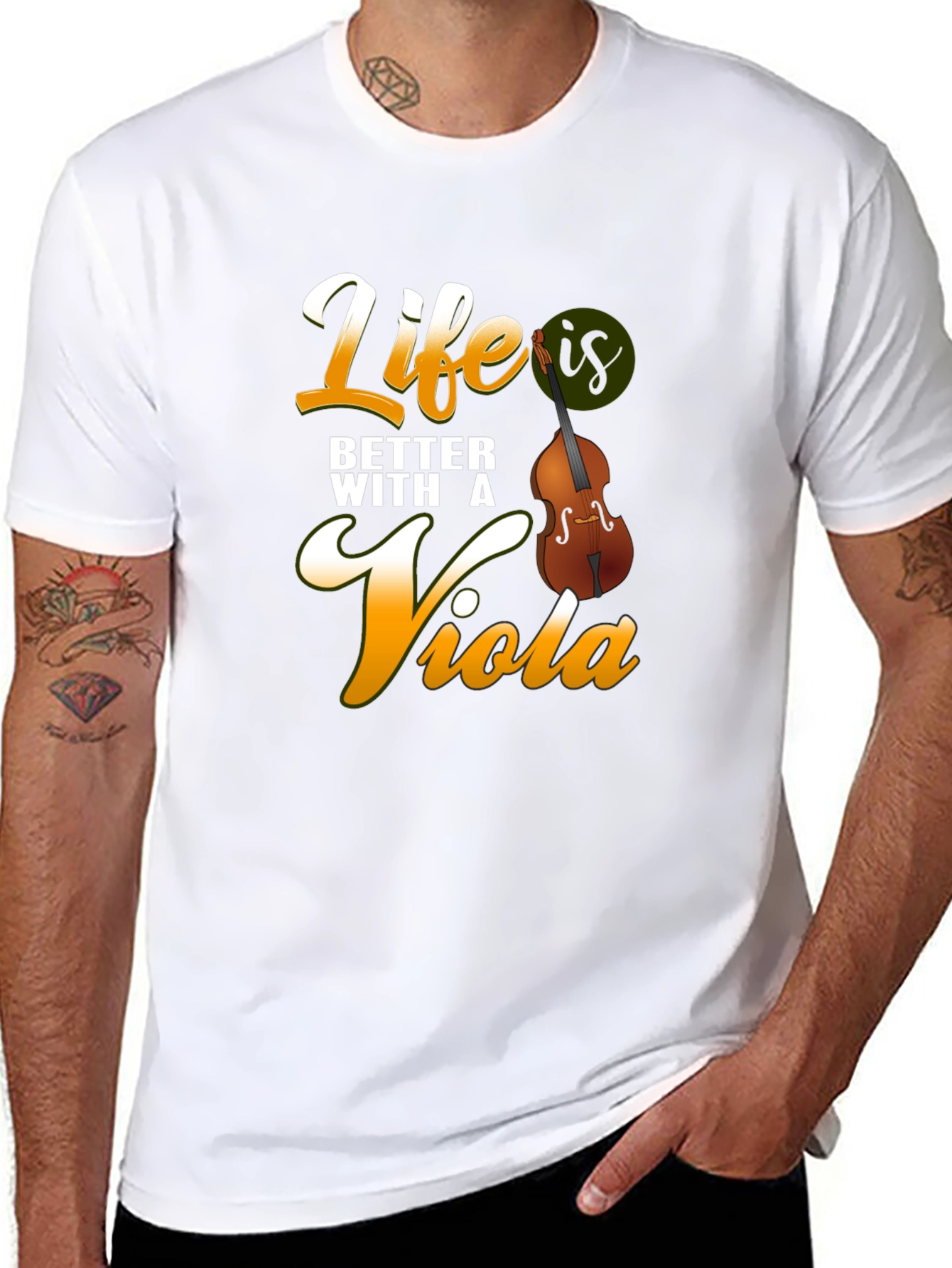 Life is Better with a Viola T-Shirt