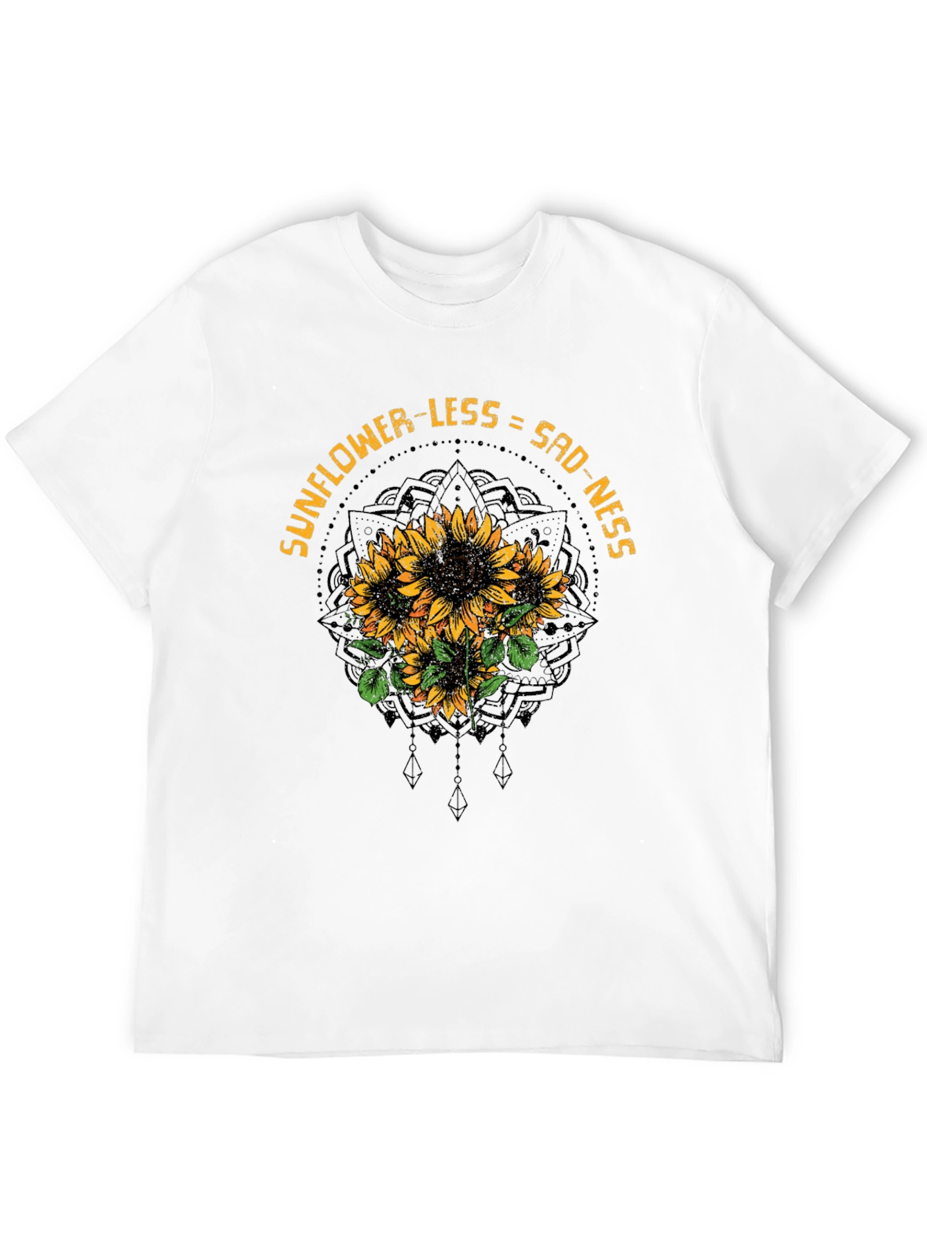 Sunflower Sadness Graphic Tee - Stylish Comfort