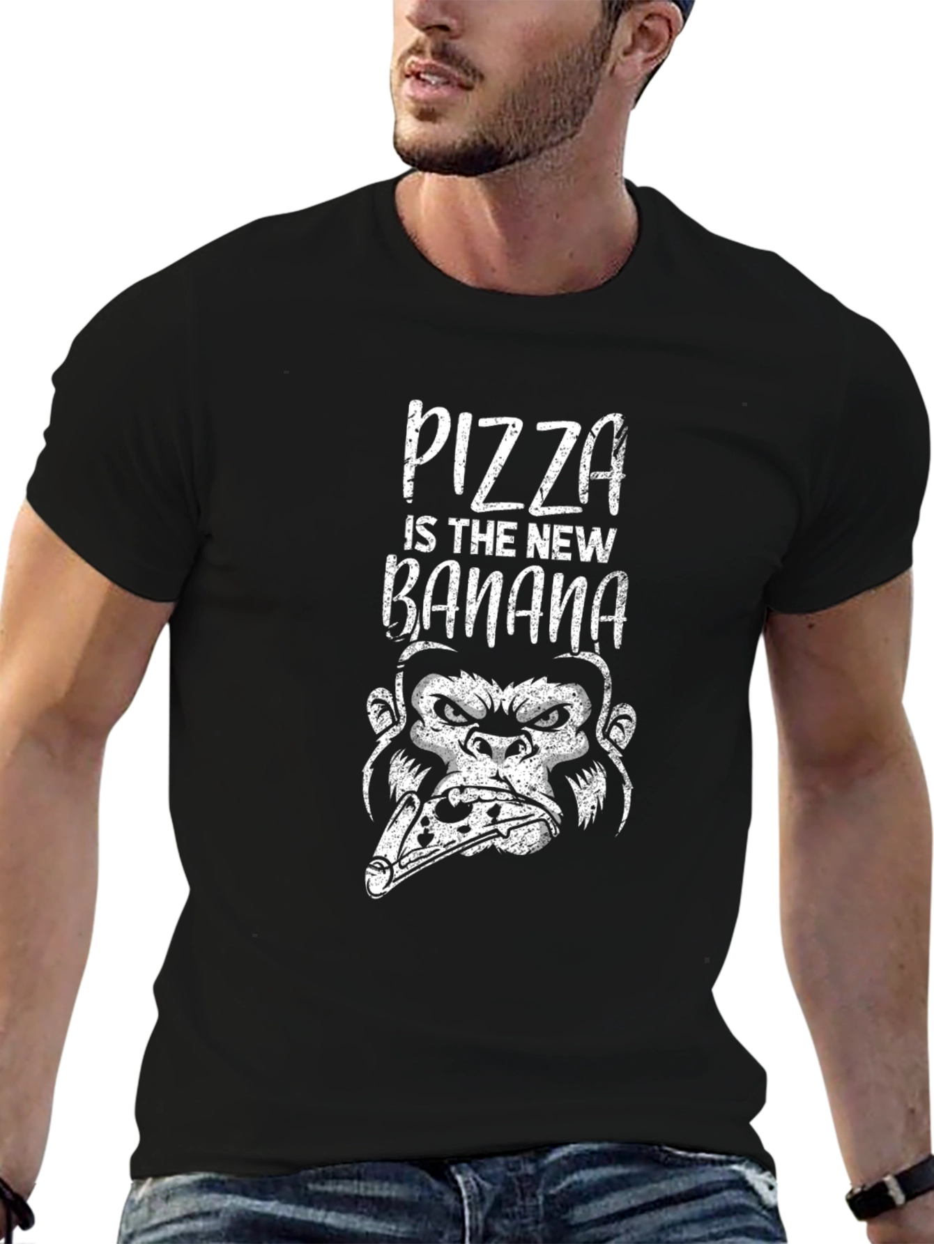 Pizza Monkey Graphic Tee - New Banana T-Shirt