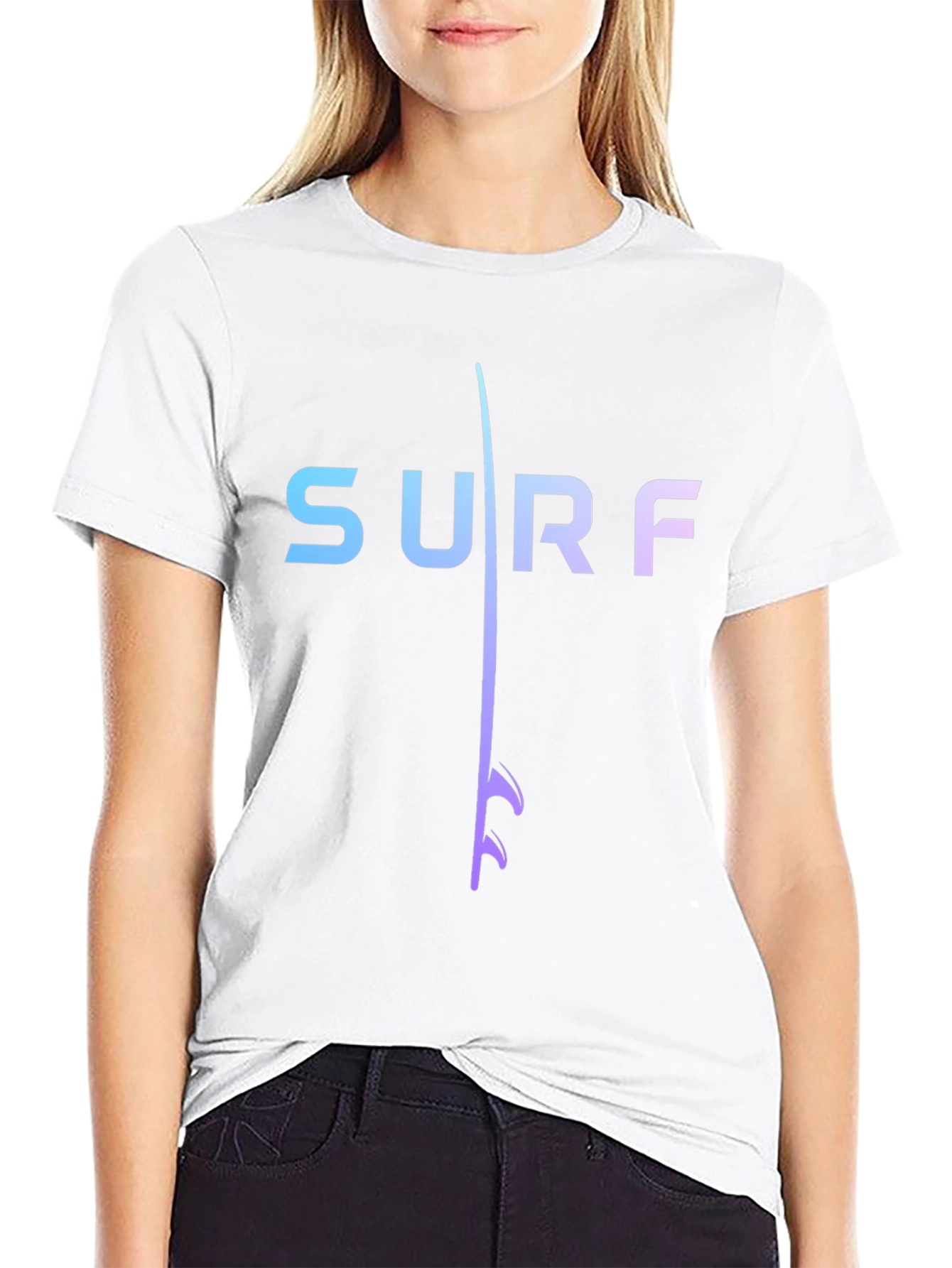 Surfboard Graphic Tee - Casual Cool Style