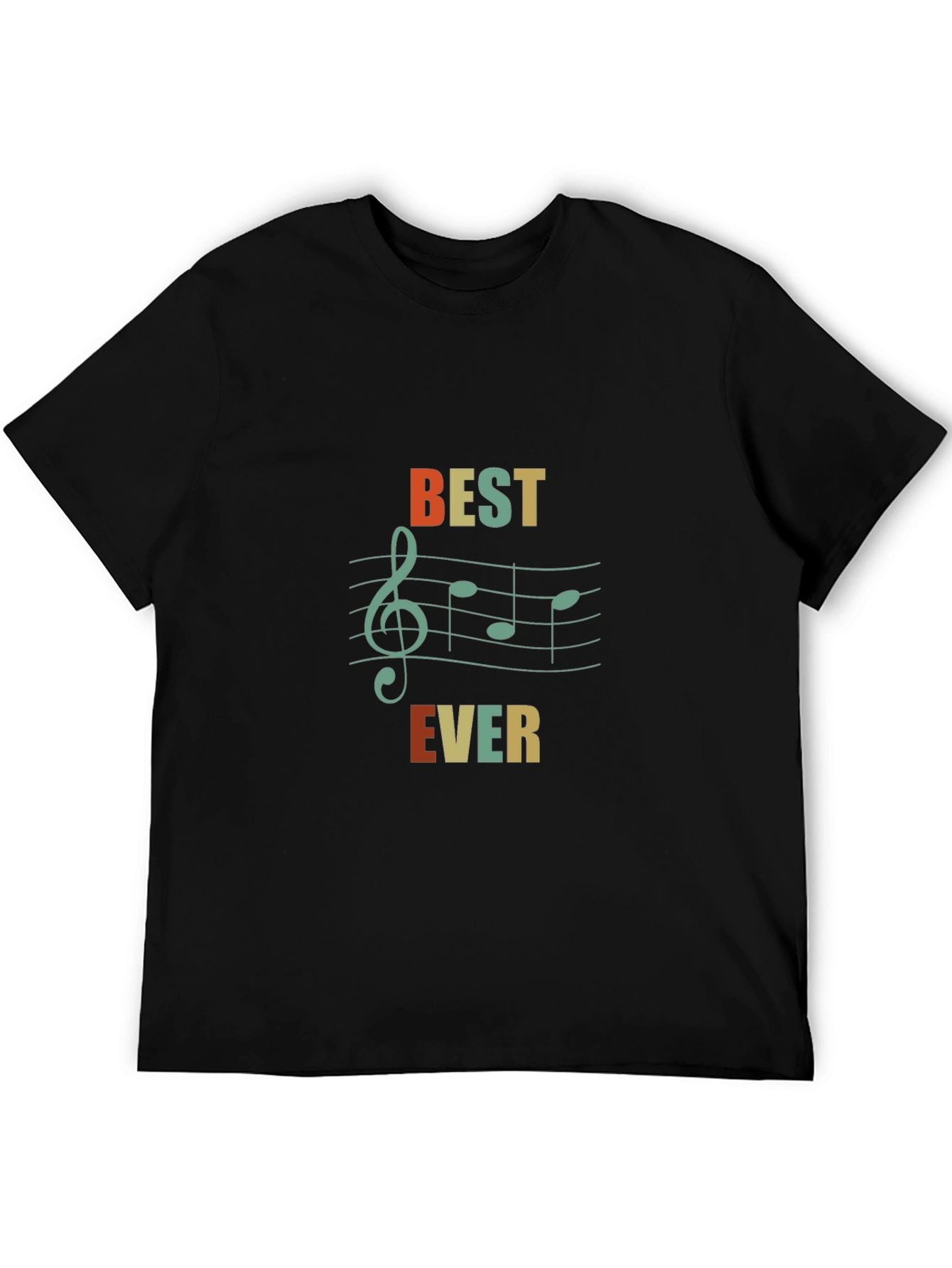 Best Ever Music Treble Clef Graphic T-Shirt