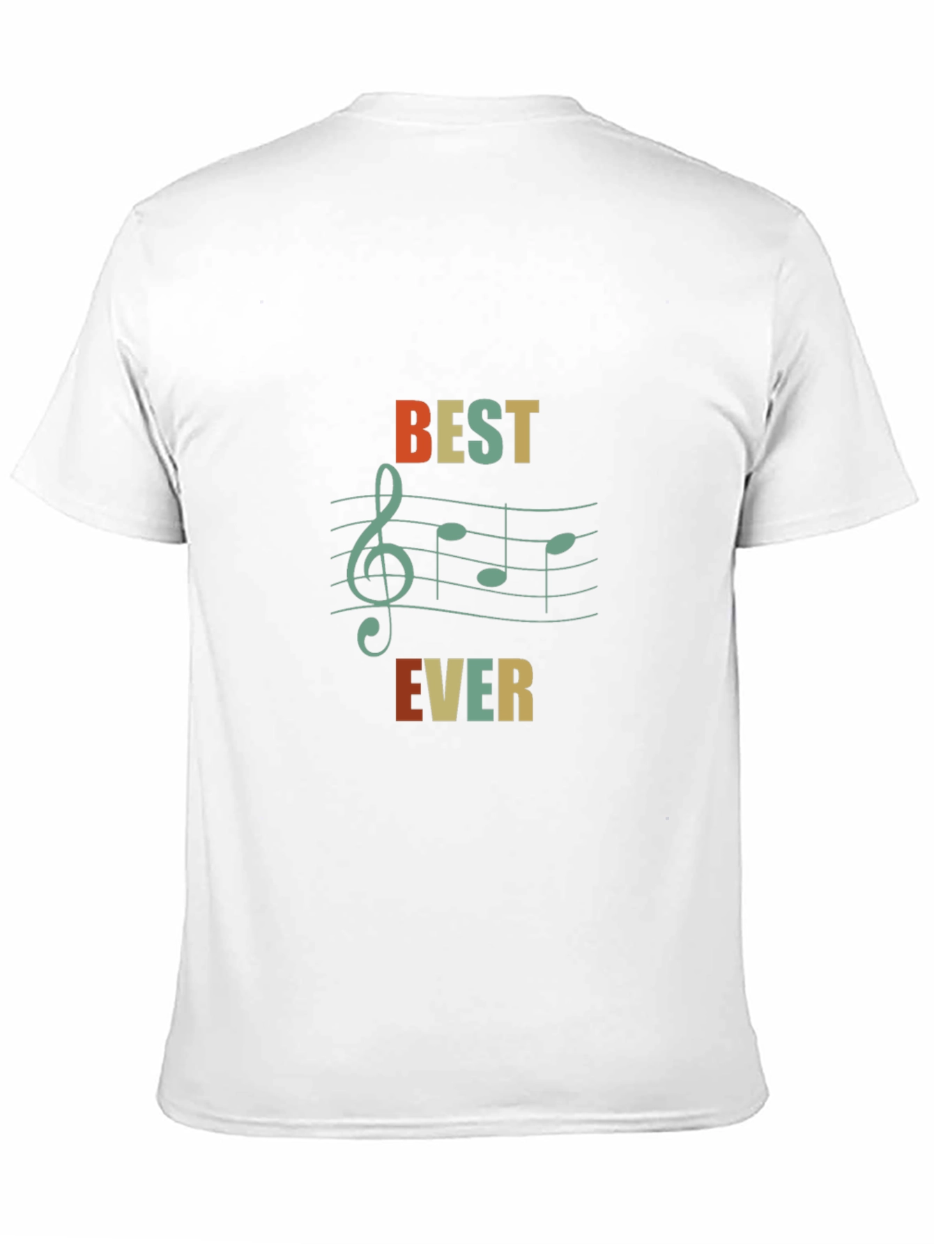 Best Ever Music Treble Clef Graphic T-Shirt