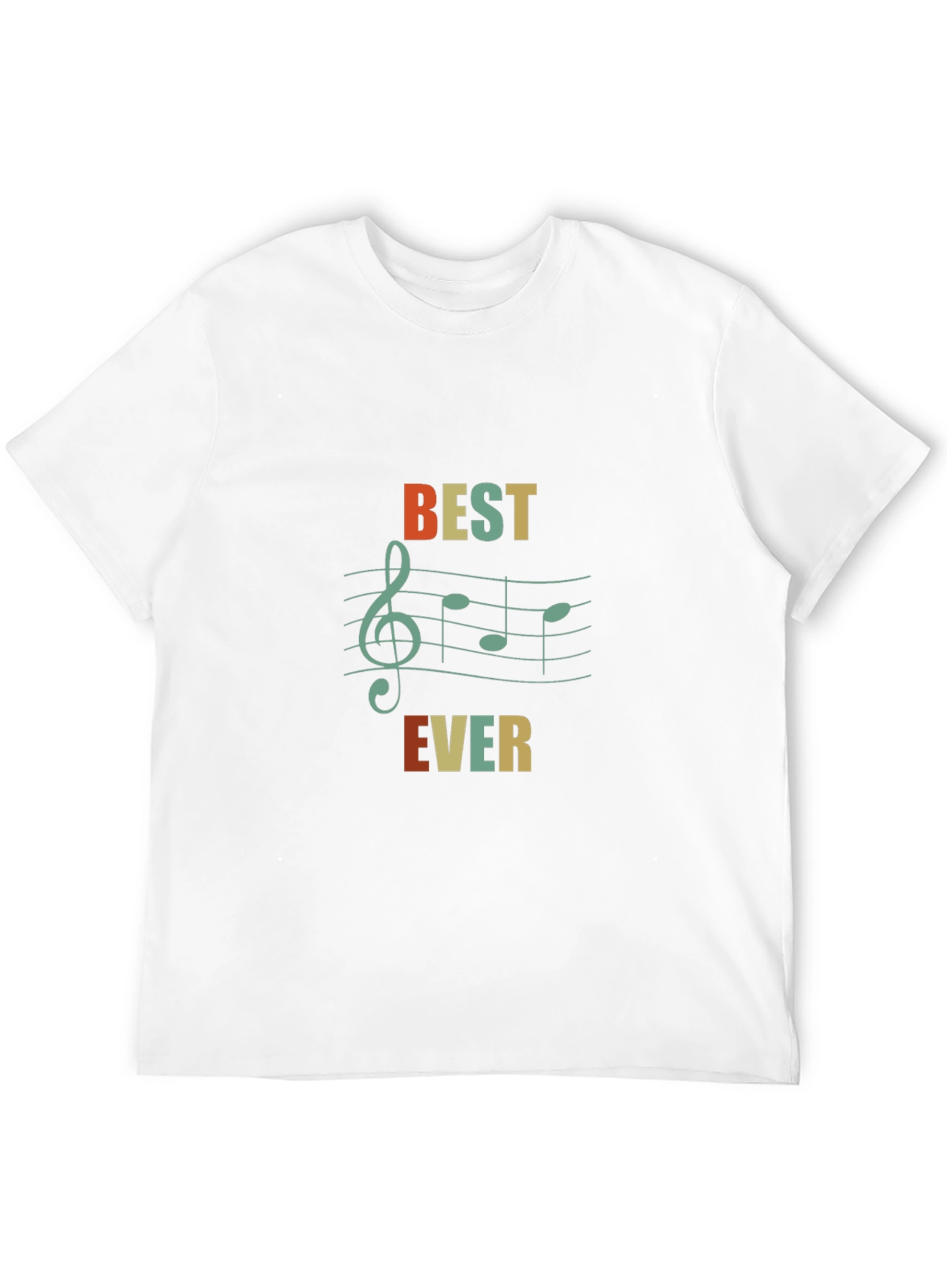 Best Ever Music Treble Clef Graphic T-Shirt