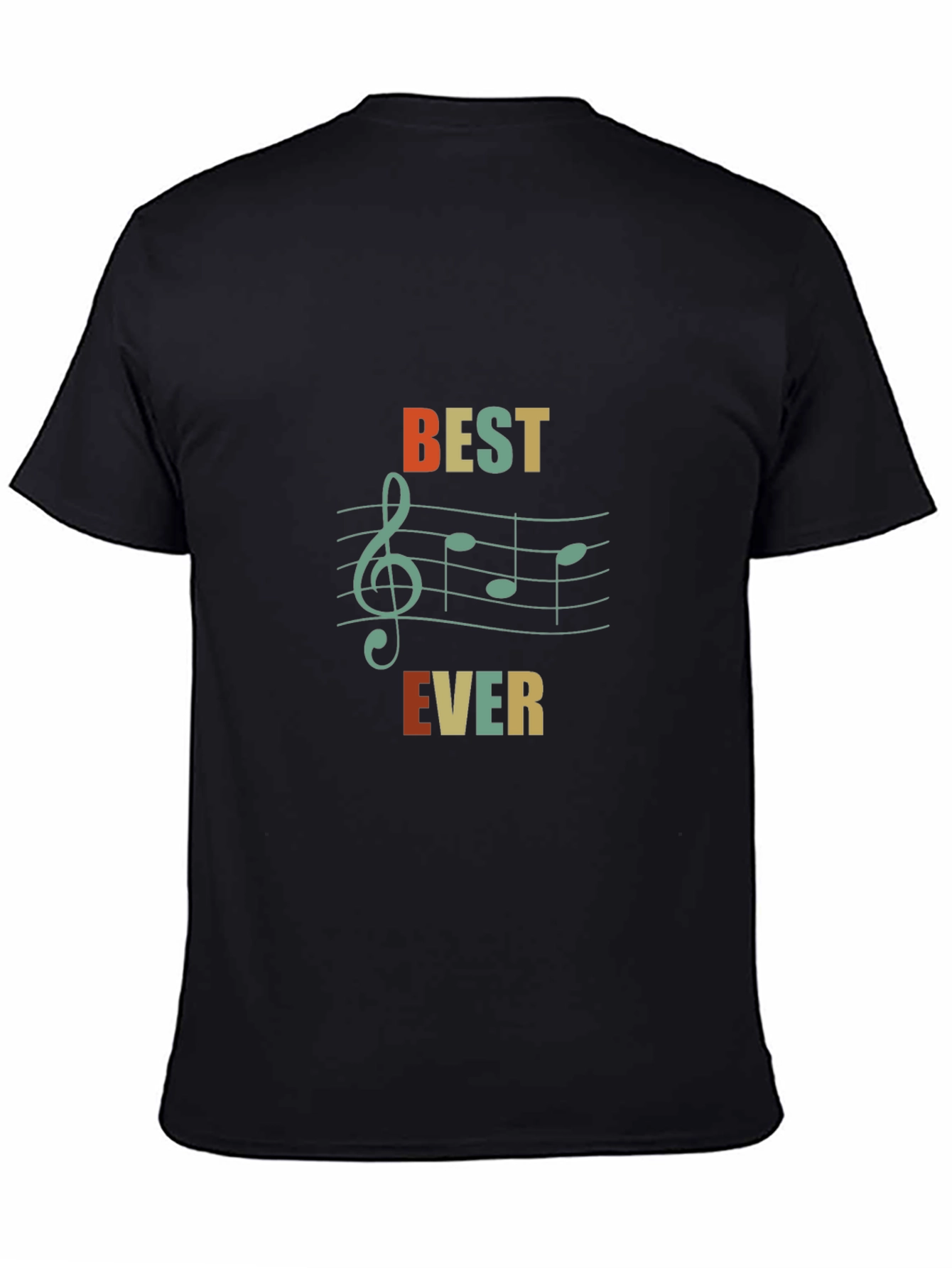 Best Ever Music Treble Clef Graphic T-Shirt
