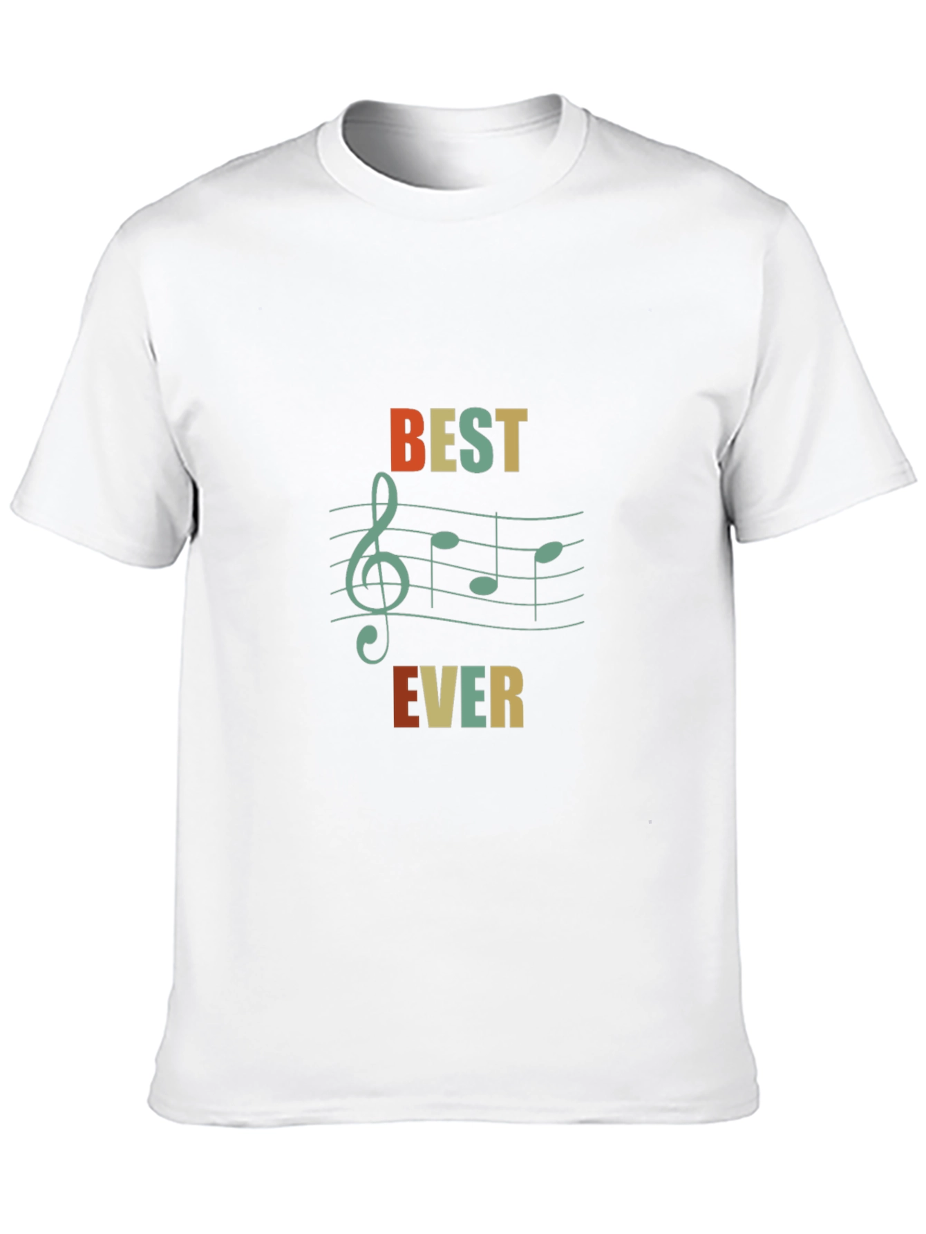 Best Ever Music Treble Clef Graphic T-Shirt
