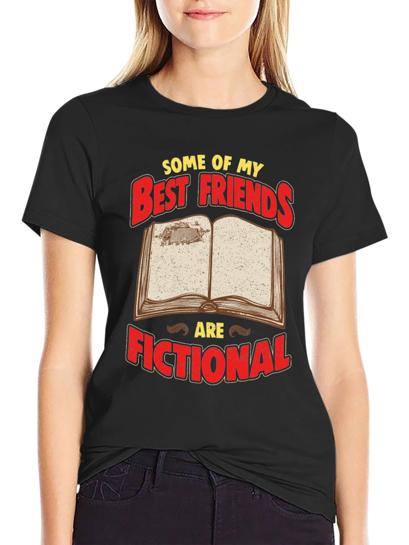 Fictional Friends Graphic Novelty T-Shirt