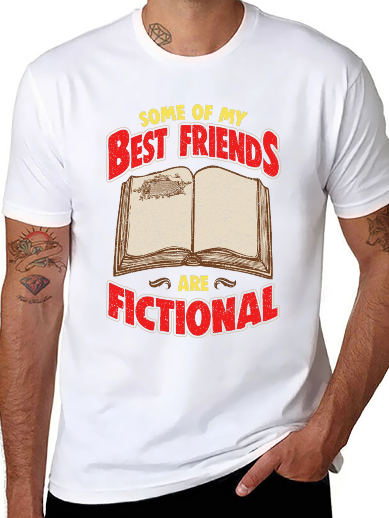 Fictional Friends Graphic Novelty T-Shirt