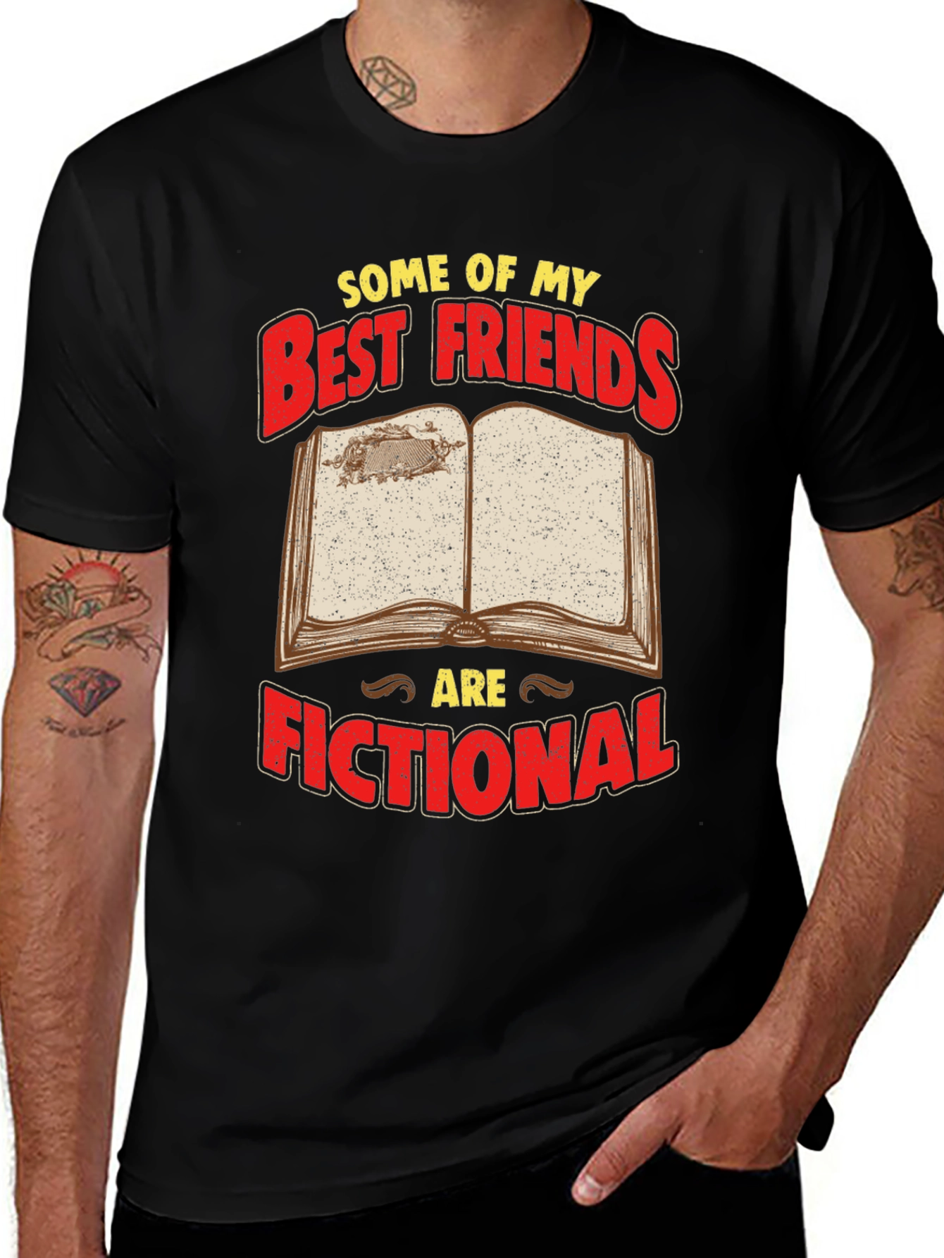 Fictional Friends Graphic Novelty T-Shirt