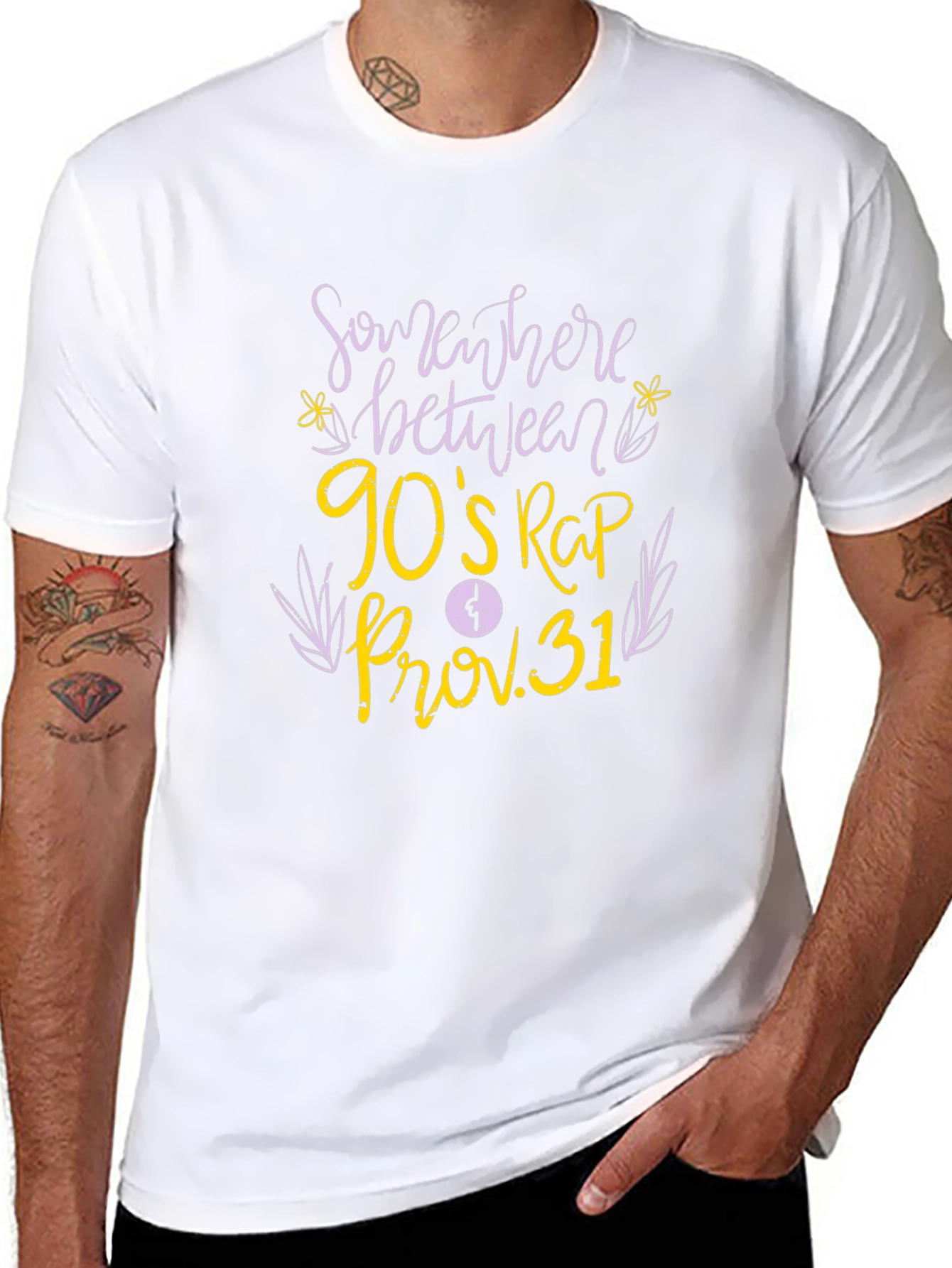 Somewhere Between 90s Rap Prov. 31 Black T-Shirt