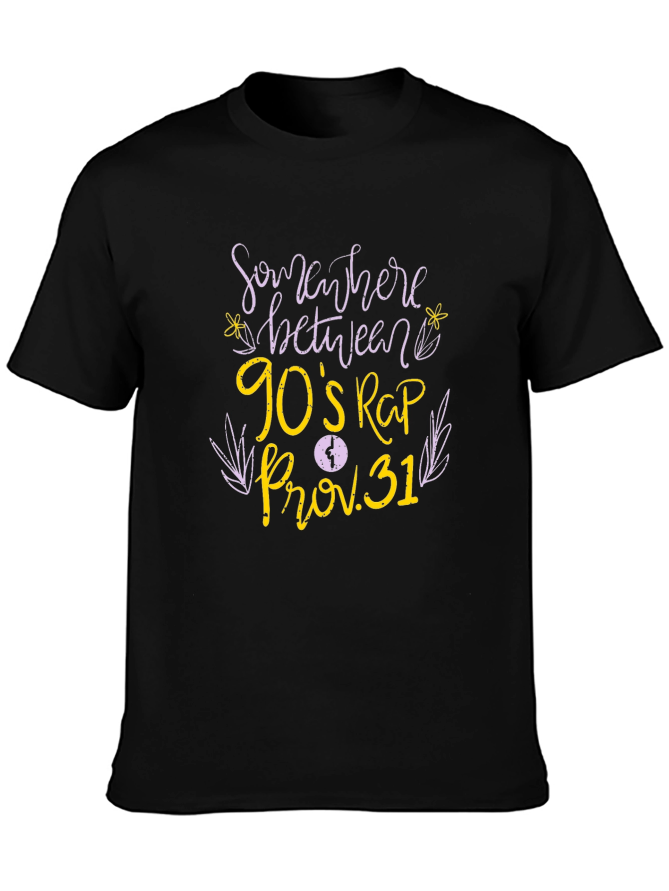 Somewhere Between 90s Rap Prov. 31 Black T-Shirt