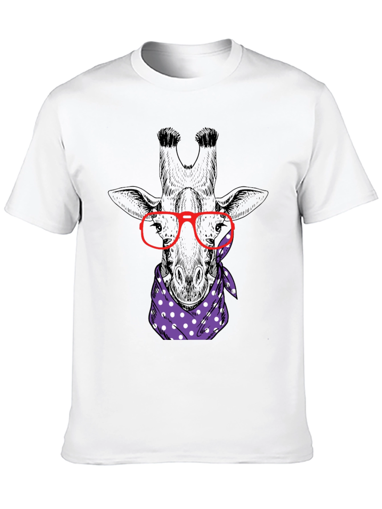 Giraffe Nerd T-Shirt