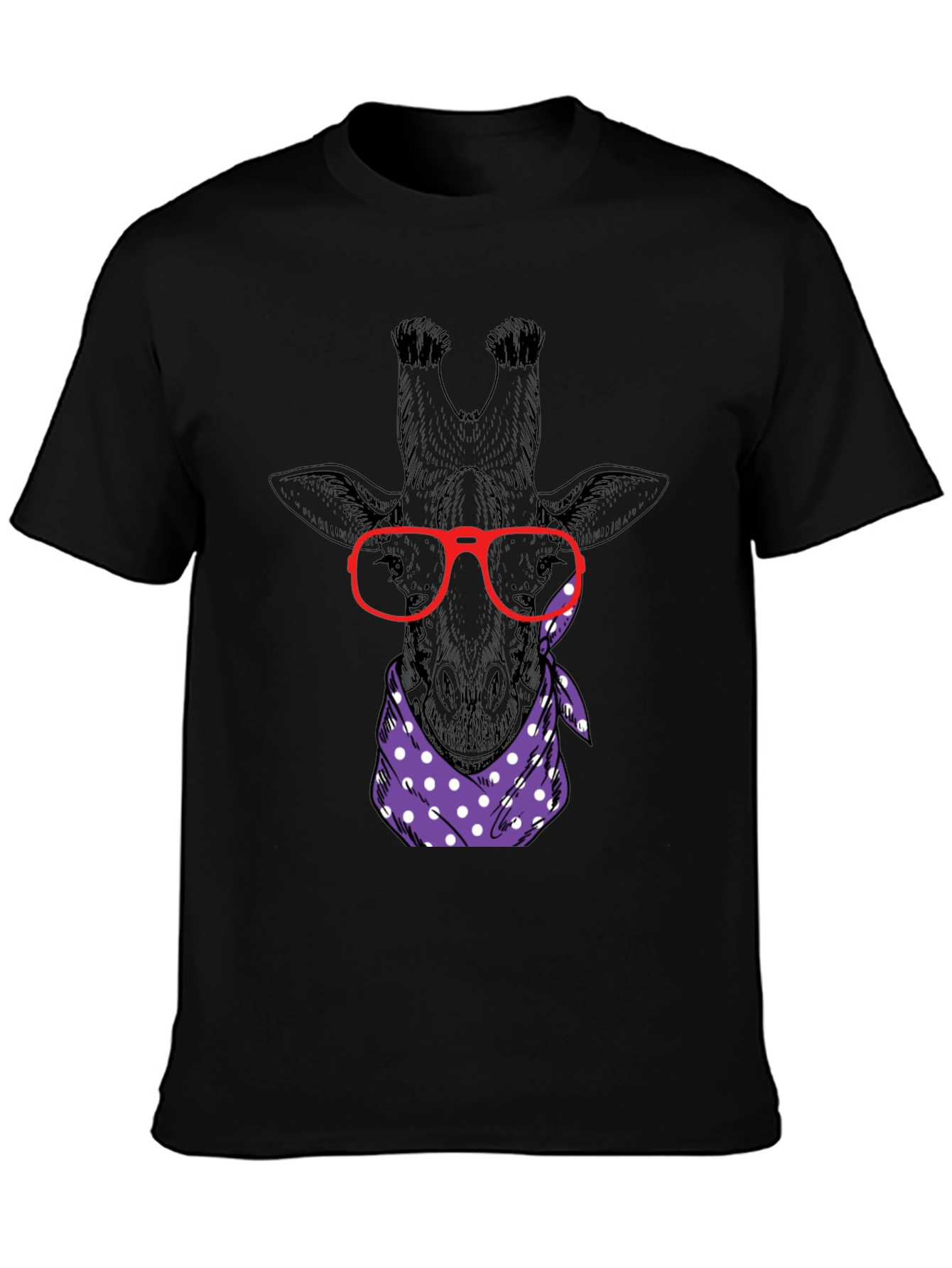 Giraffe Nerd T-Shirt