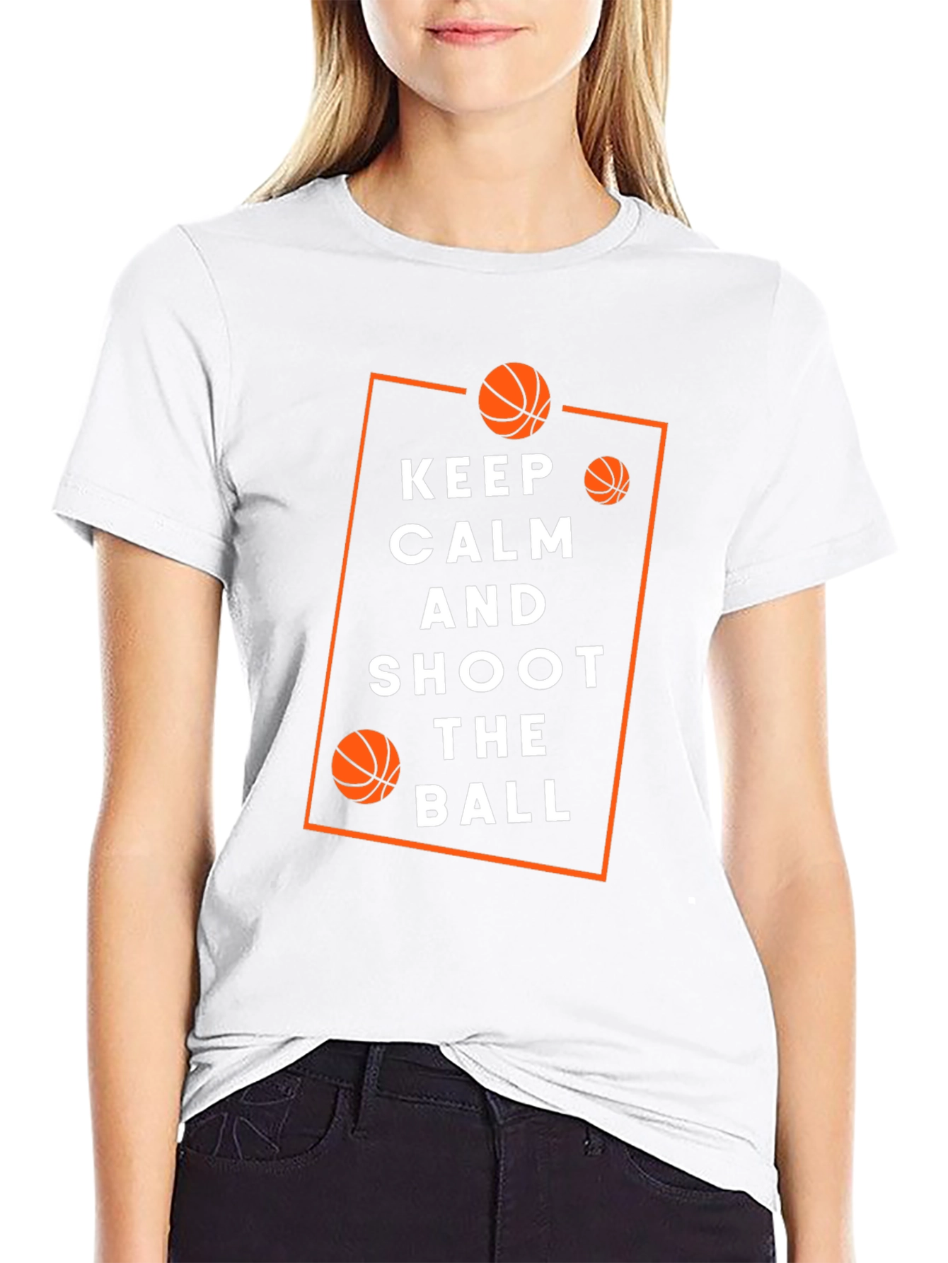 Keep Calm & Shoot Basketball T-Shirt