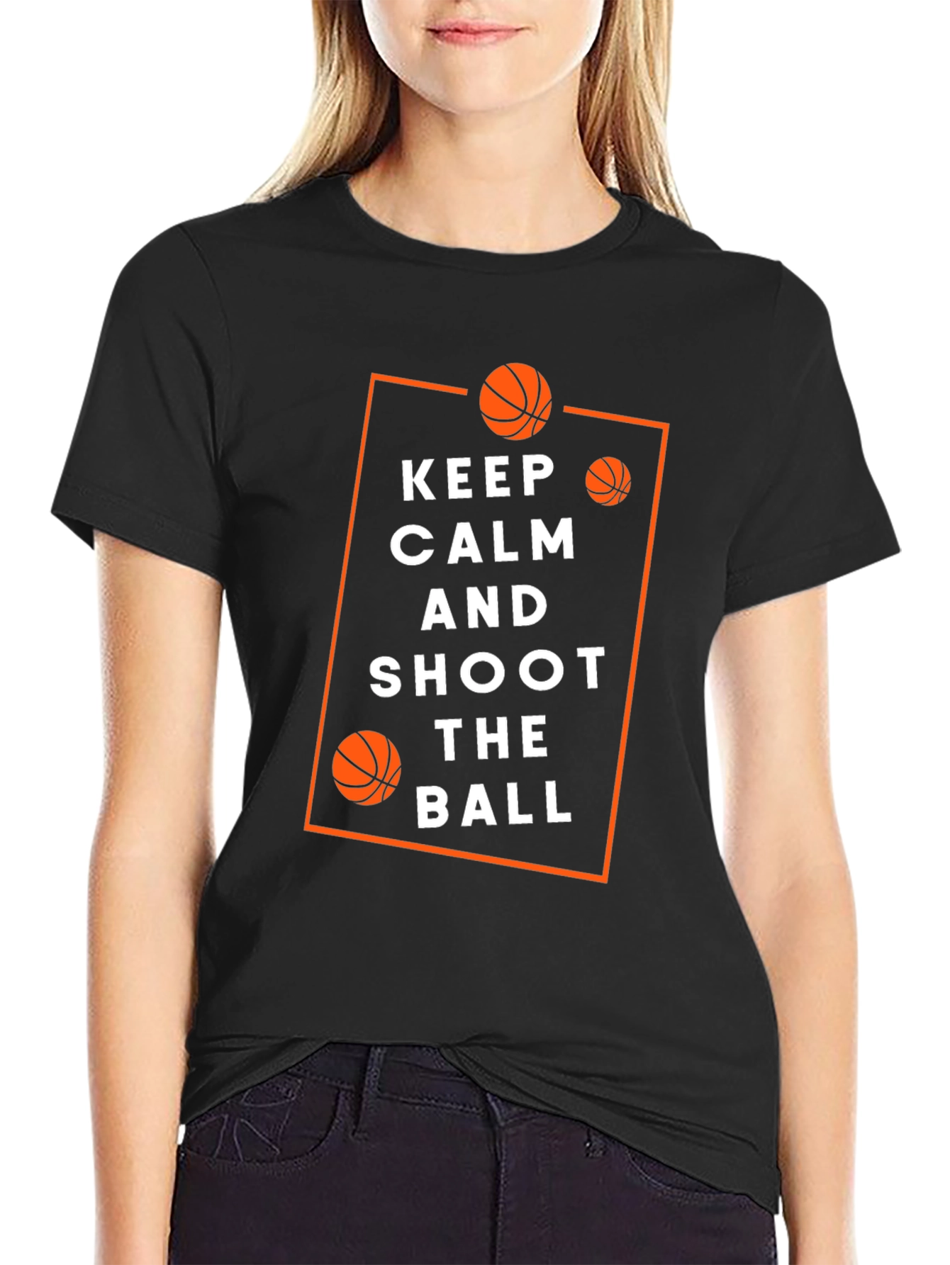 Keep Calm & Shoot Basketball T-Shirt
