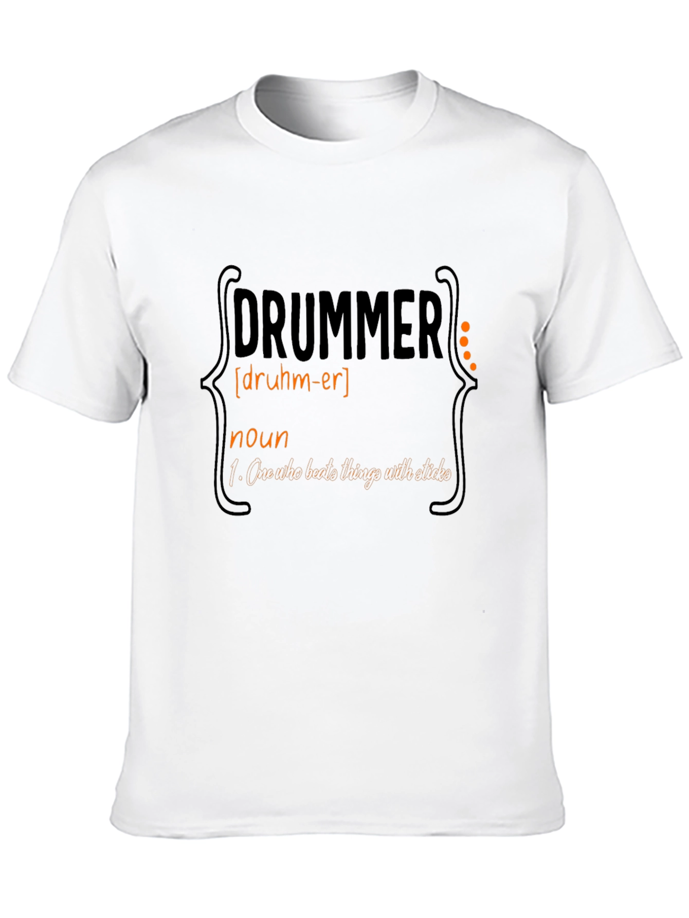 Drummer Definition Graphic Tee - Black