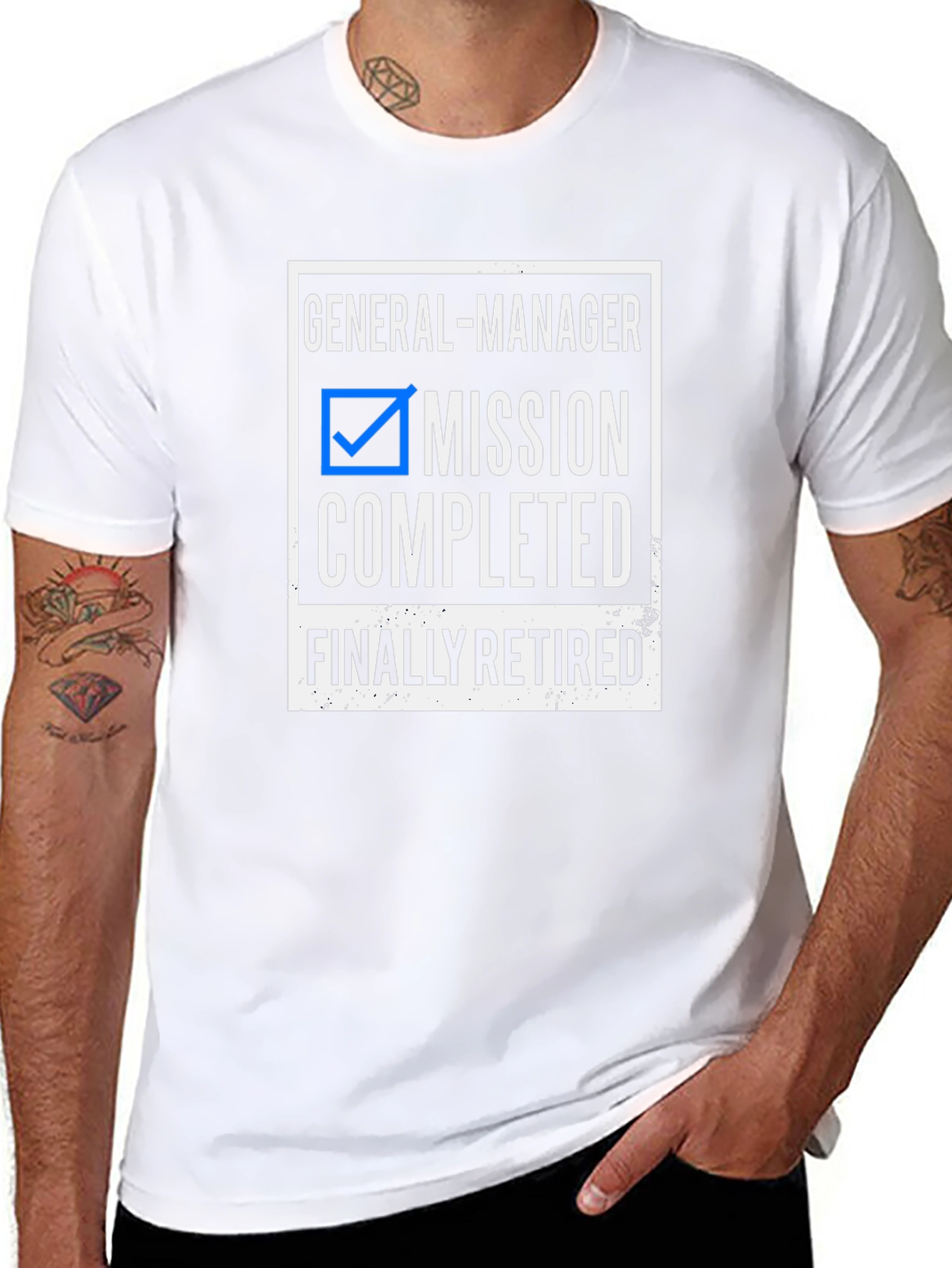 General Manager Retirement Mission Completed T-Shirt
