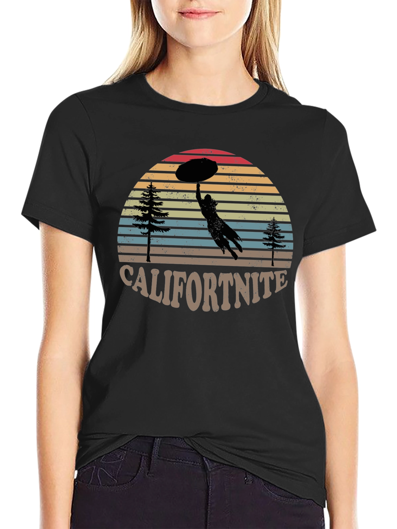 Califortnite Graphic T-Shirt - Retro Design